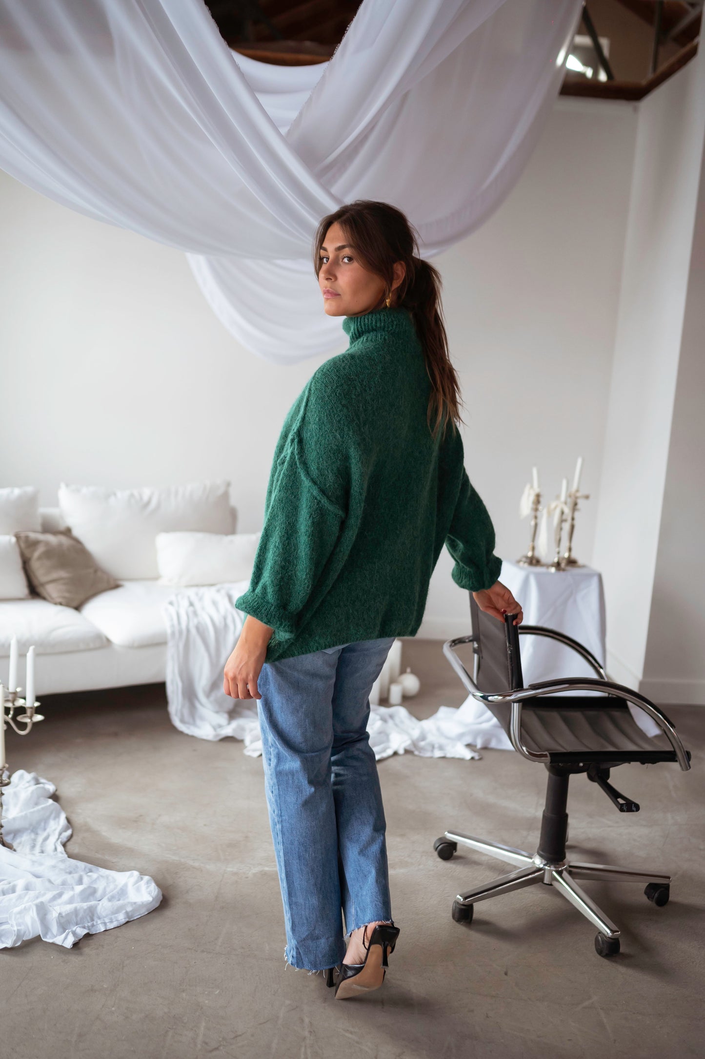 Green Solia Sweater