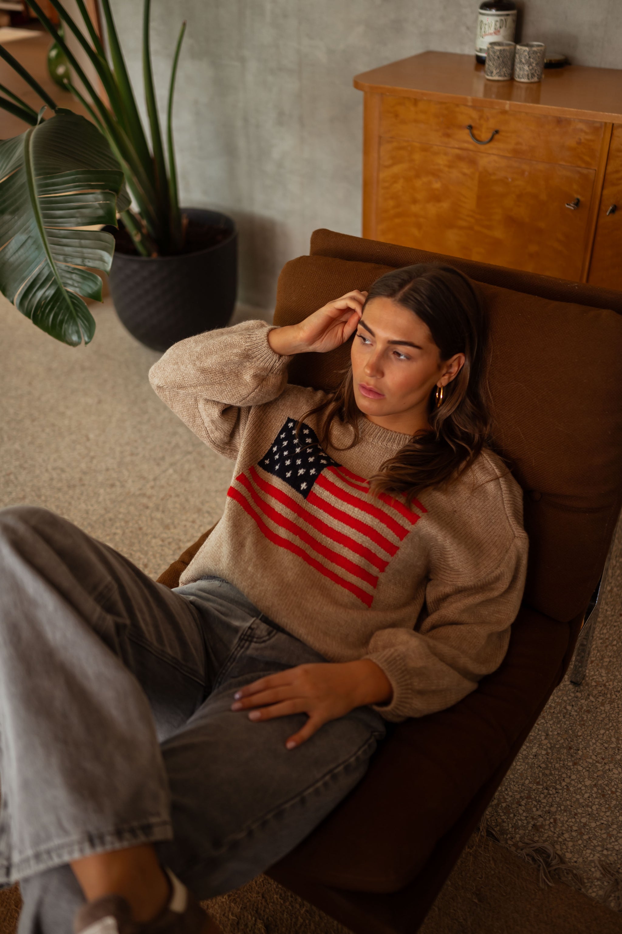 Camel USA Sweater