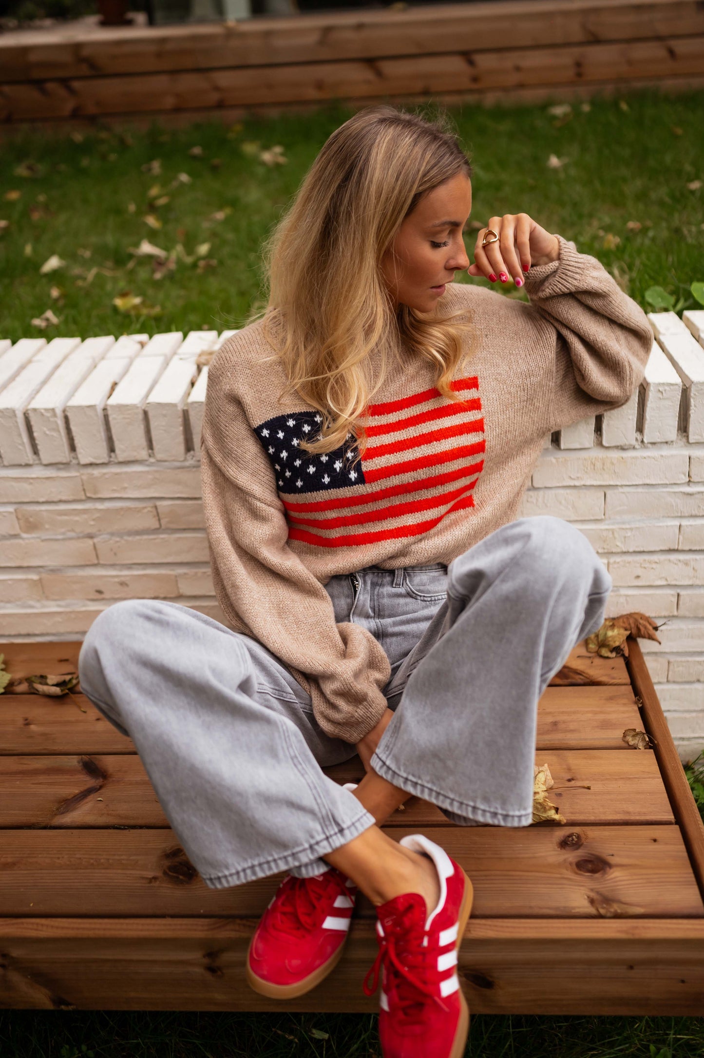 Camel USA Sweater