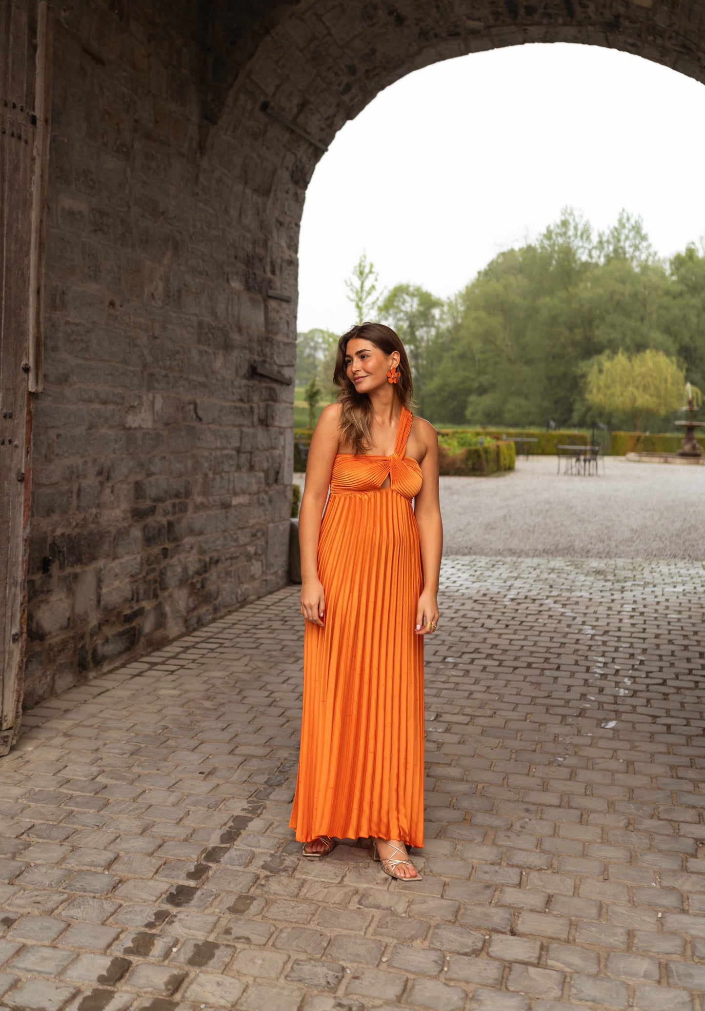 Orange Adexa Dress