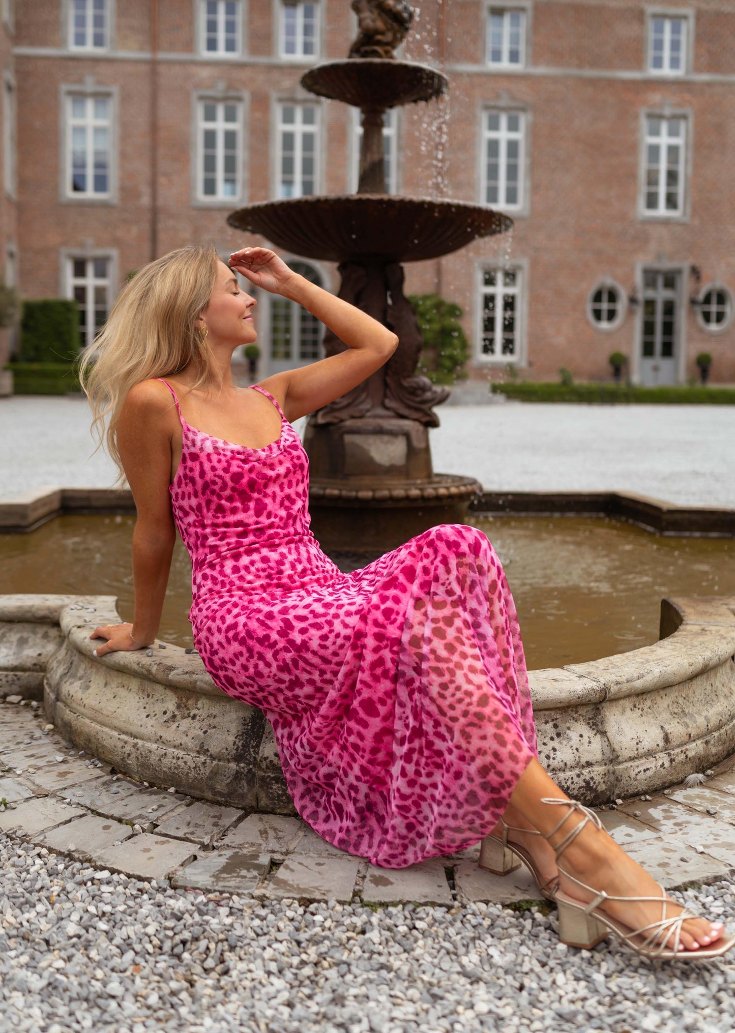 Pink Leopard Ludo Dress