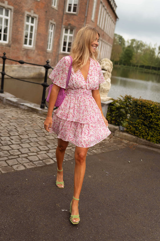 Pink Floral Sabine Dress