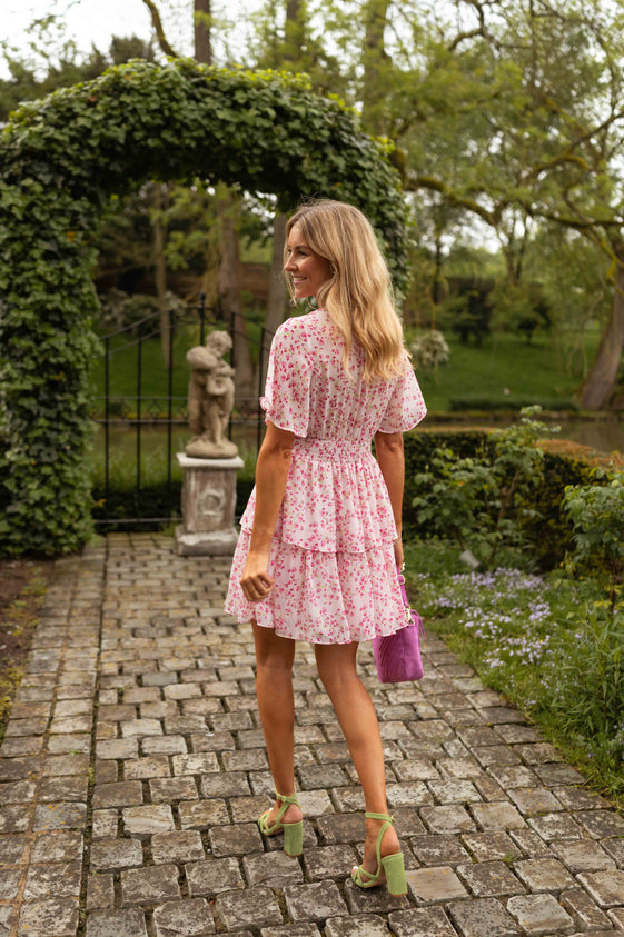 Pink Floral Sabine Dress