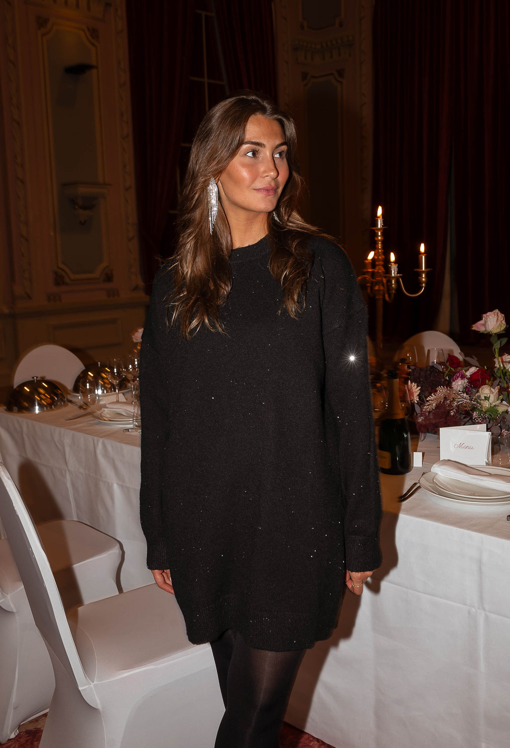 Black Misha Sweater Dress | Easy Clothes North America