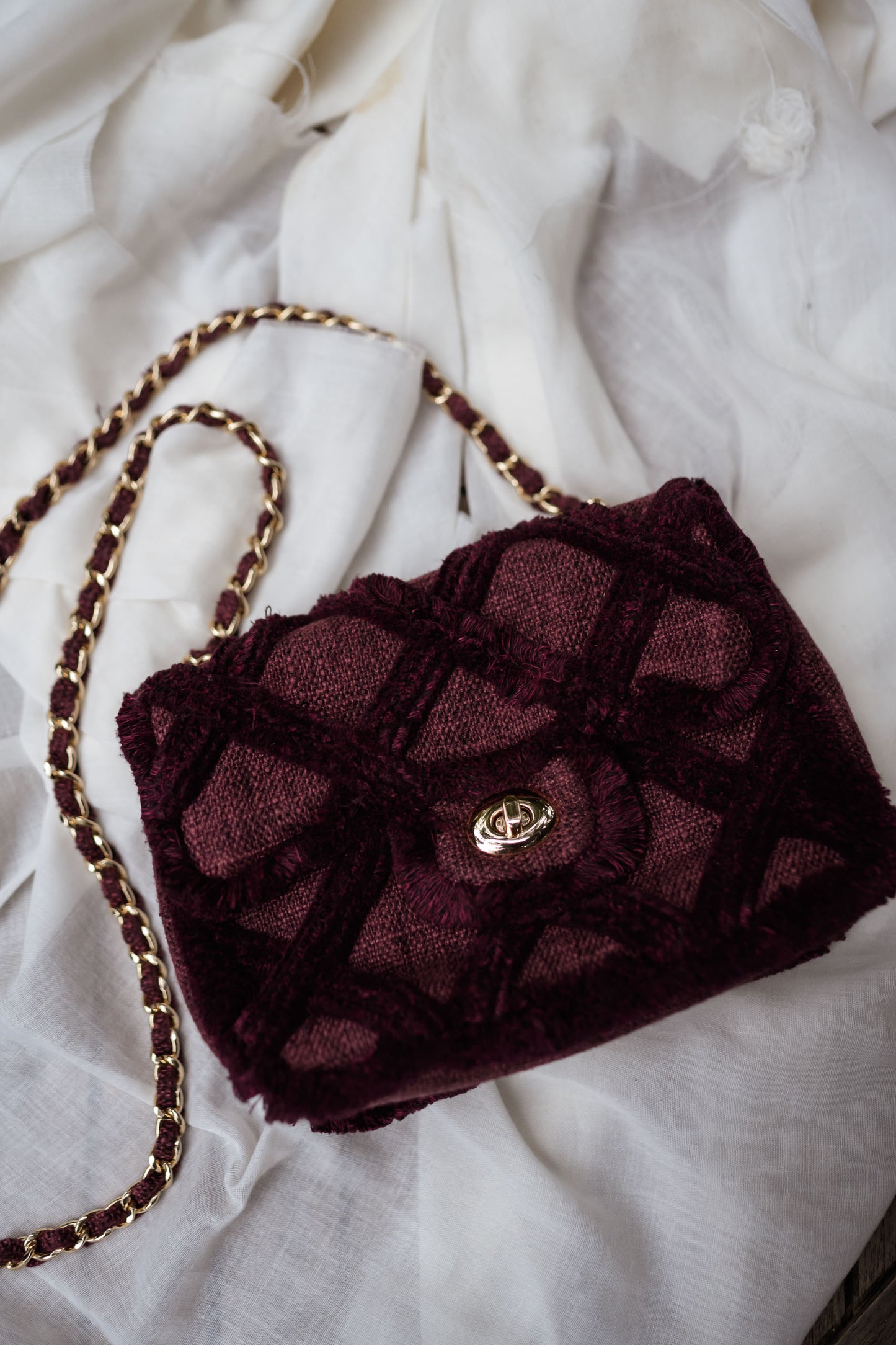 Burgundy Malon Bag