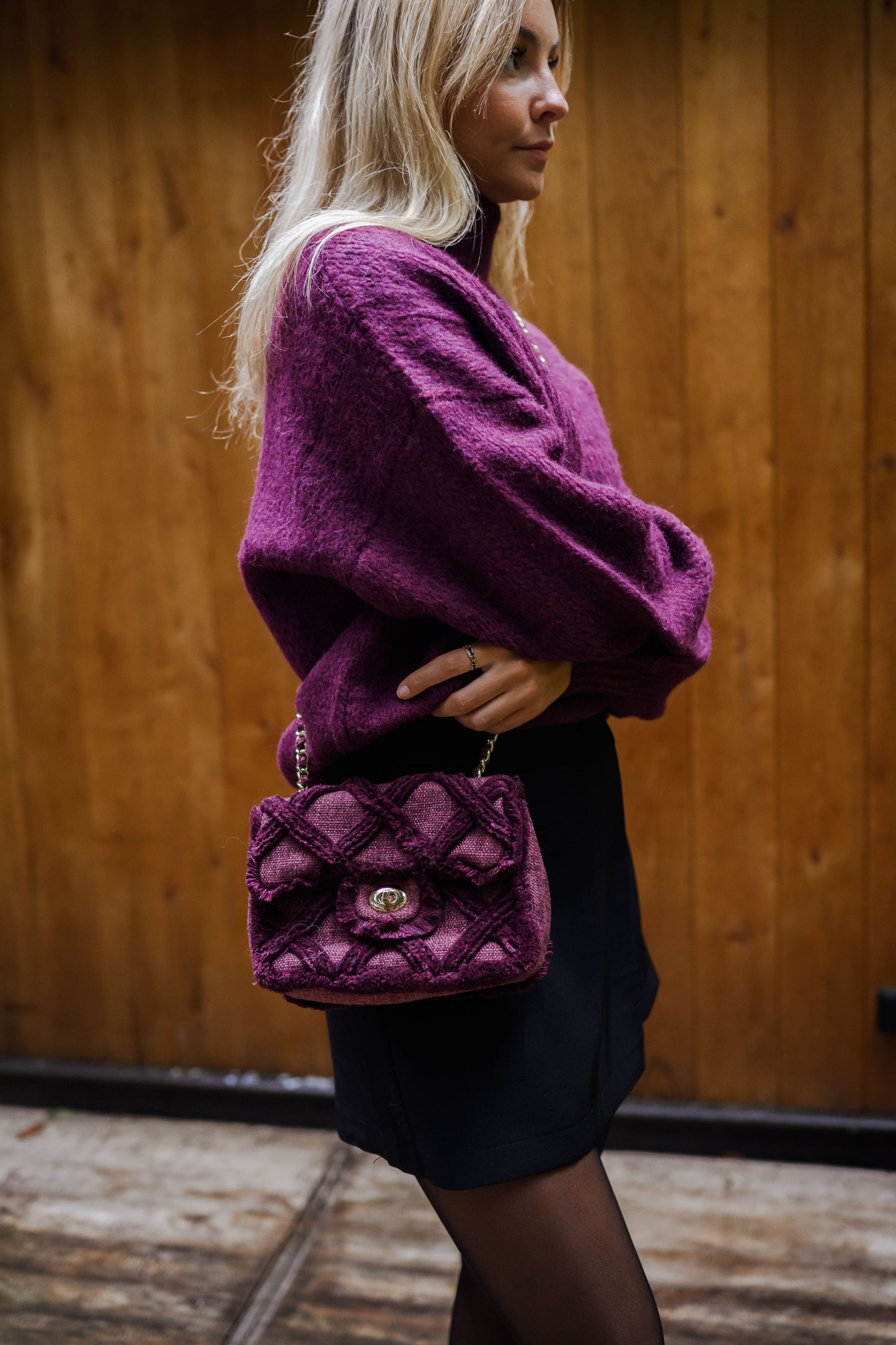 Burgundy Malon Bag