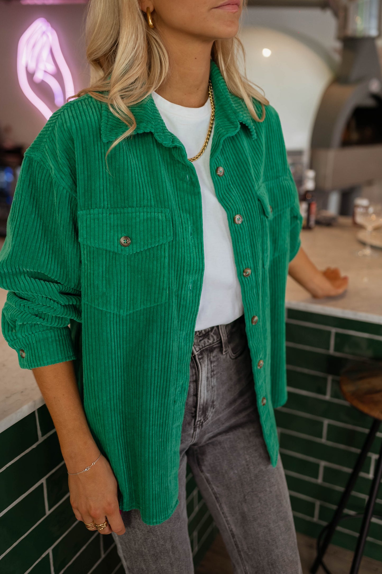 Green Louana Overshirt