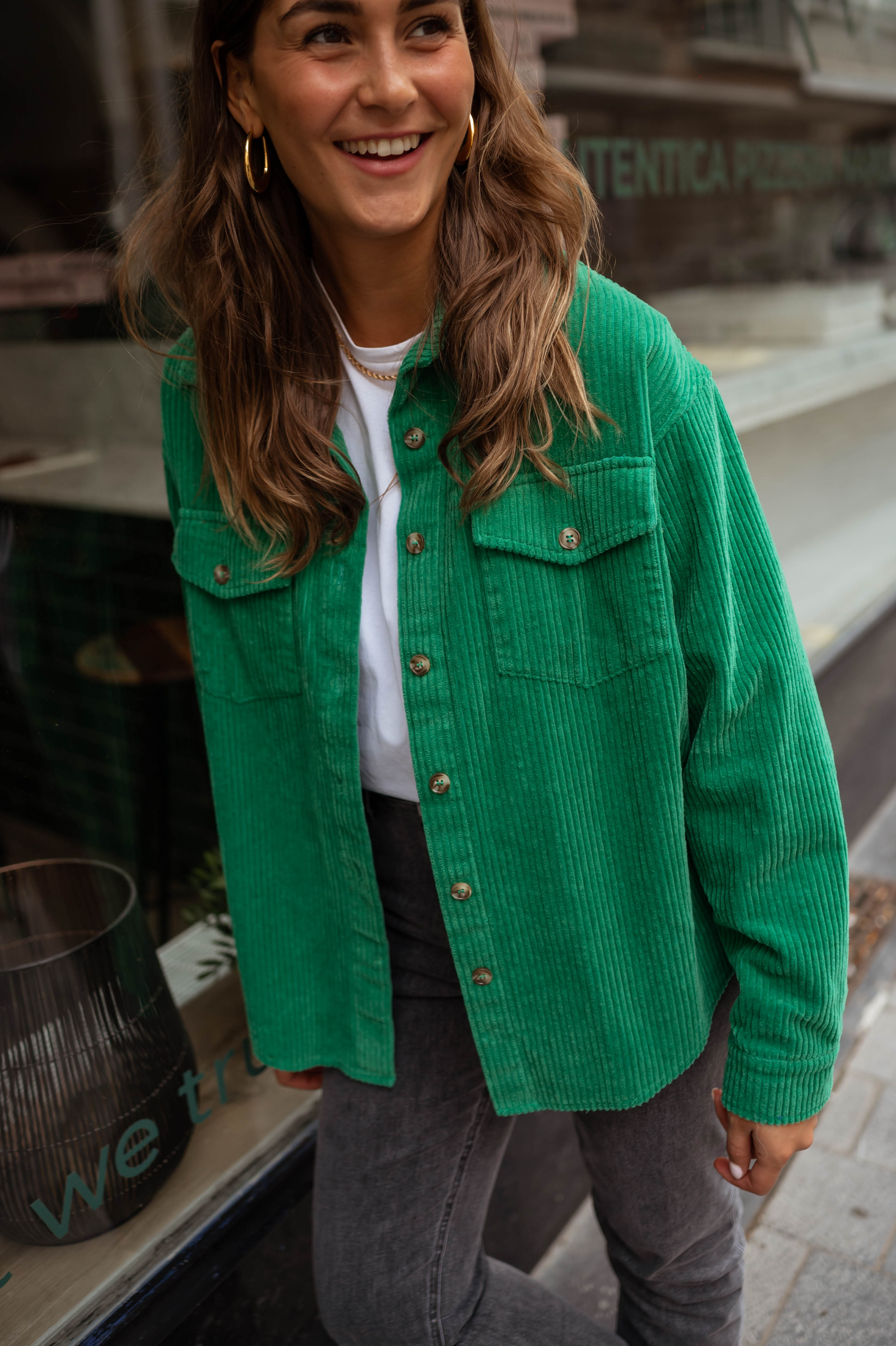 Green Louana Overshirt