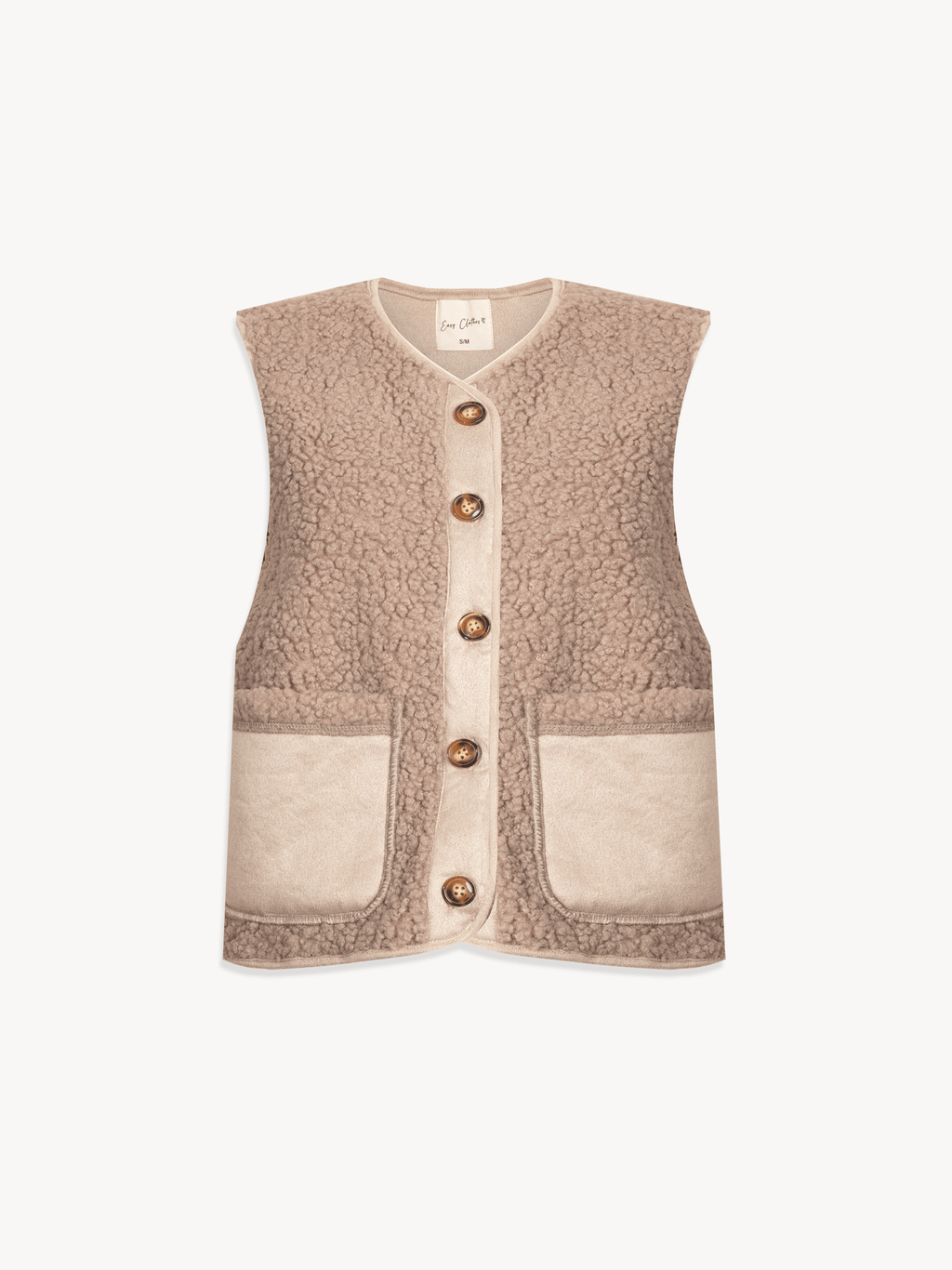 Taupe Ghislain Sleeveless Cardigan – Easy Clothes North America