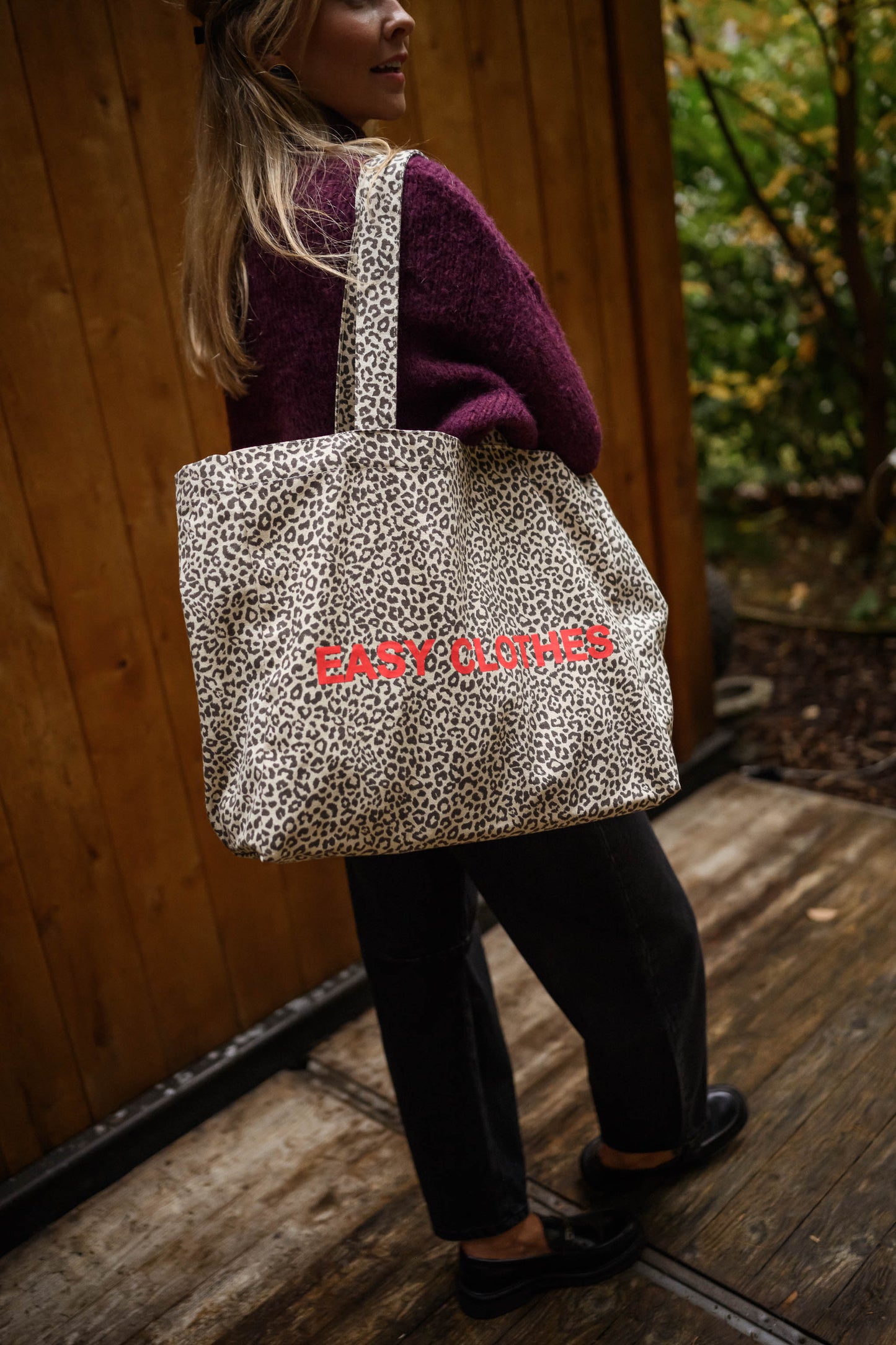 Leopard Easy Clothes Tote Bag