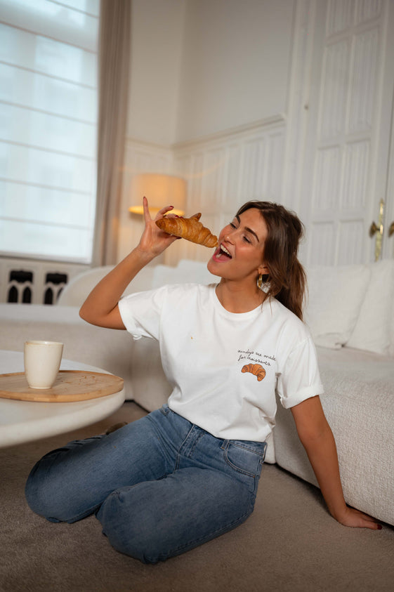 White Croissant T-shirt