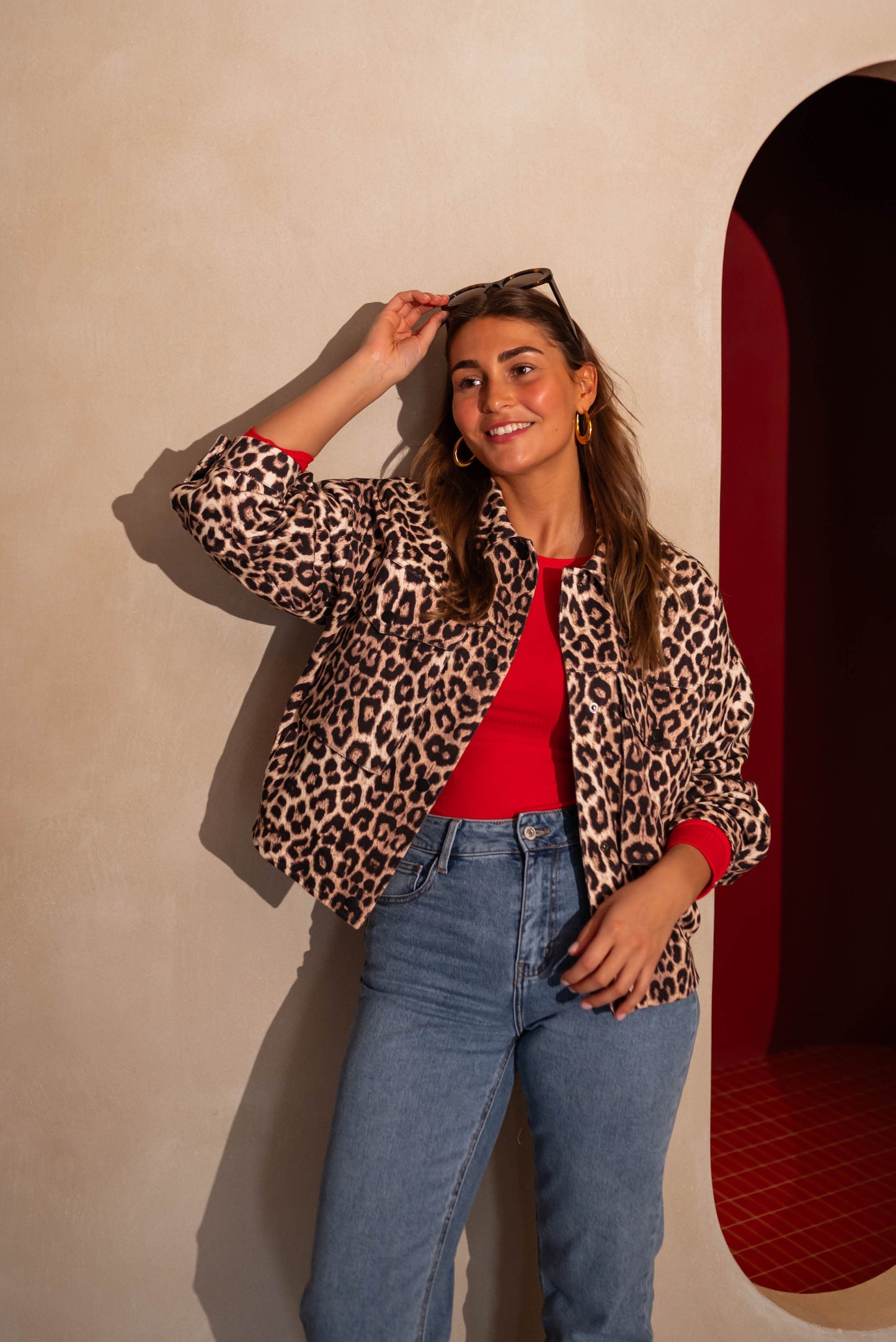 Leopard Denim Bosco Jacket