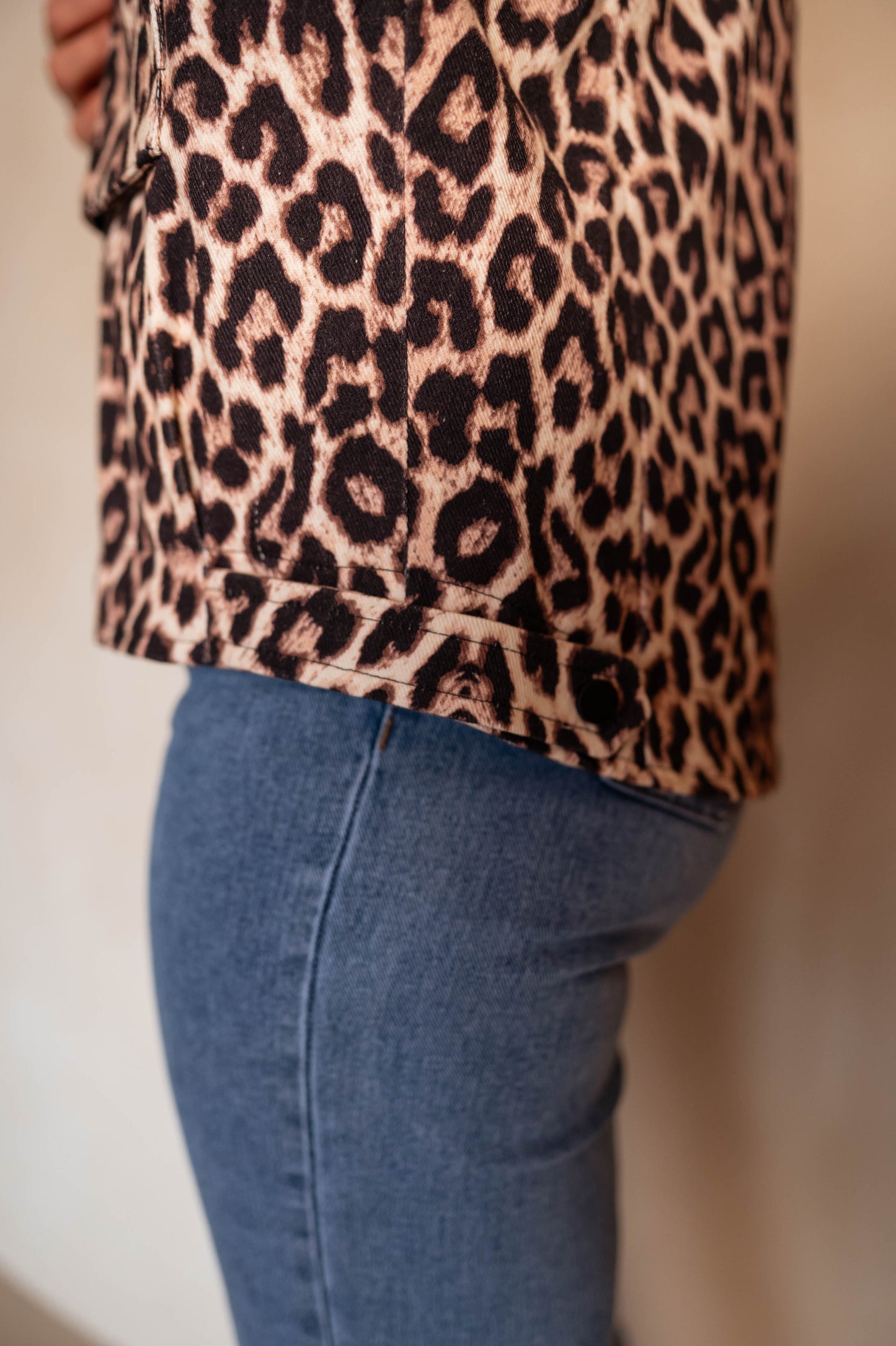 Leopard Denim Bosco Jacket