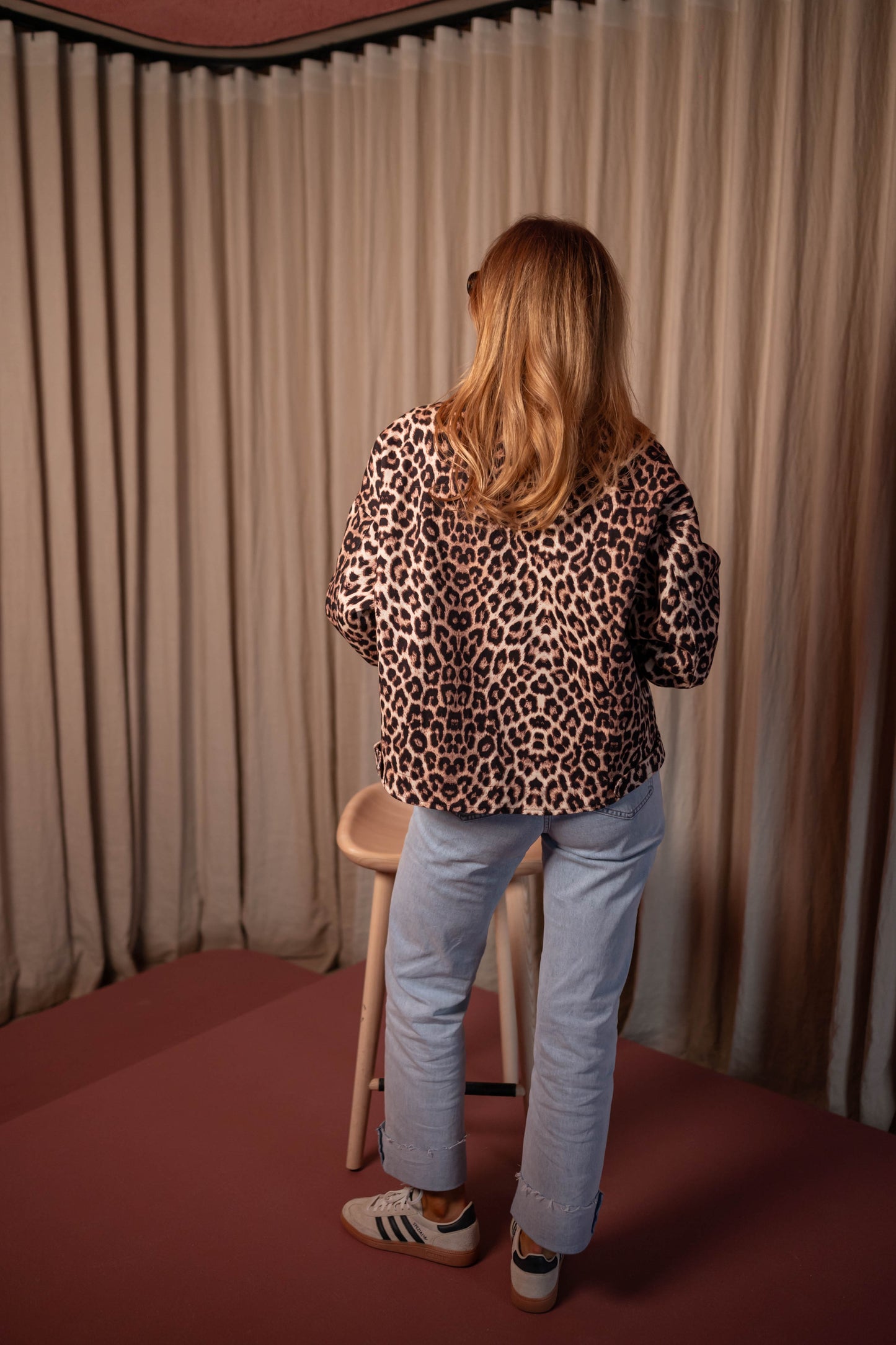 Leopard Denim Bosco Jacket