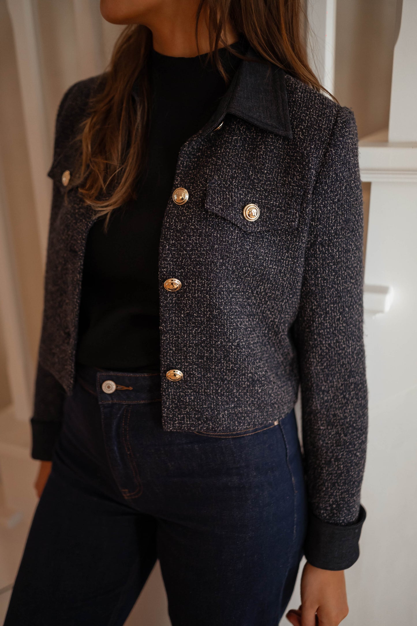 Blue Leopold Jacket