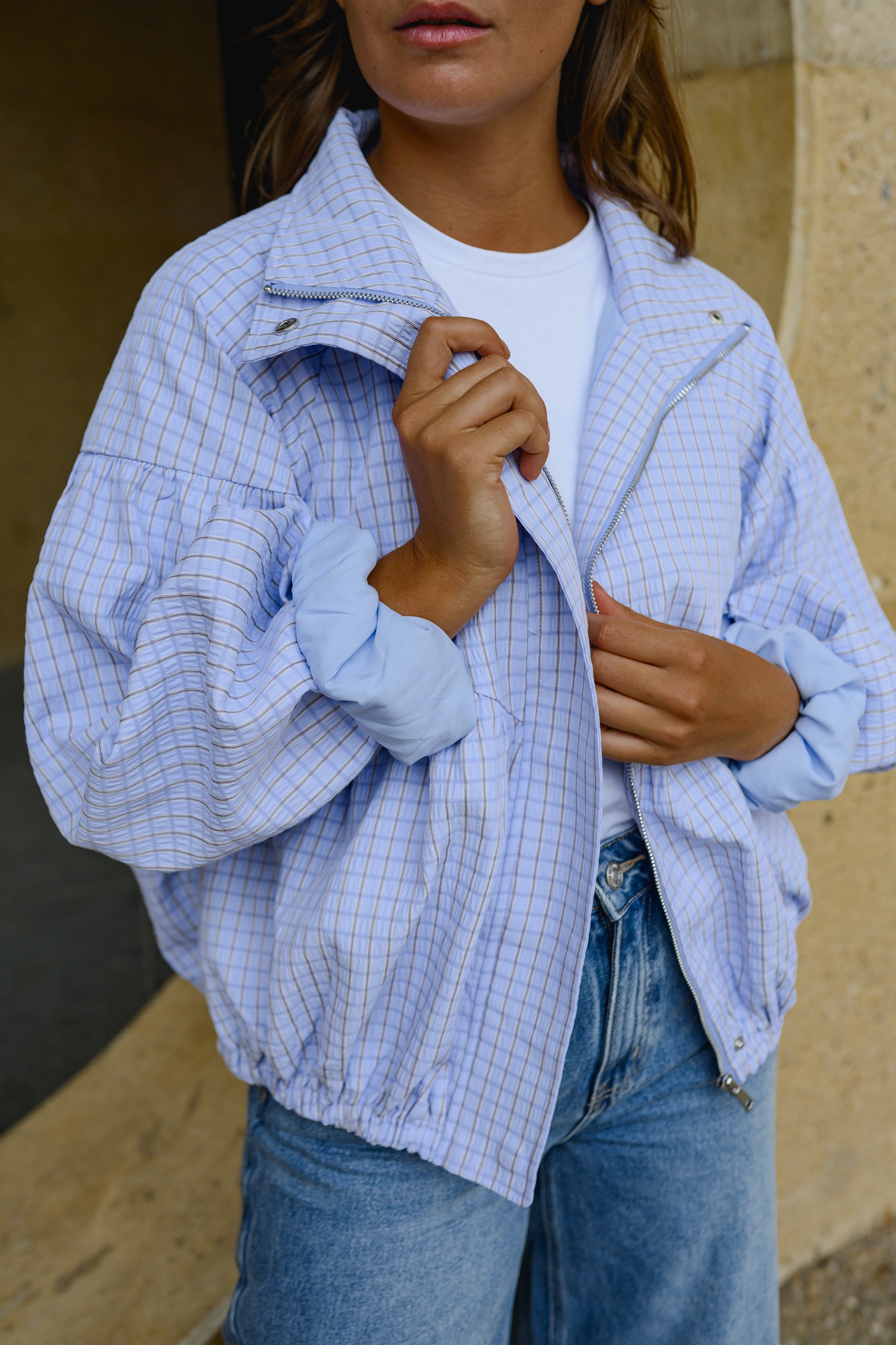 Red Half-Zip Knit Sweater | Easy Clothes
