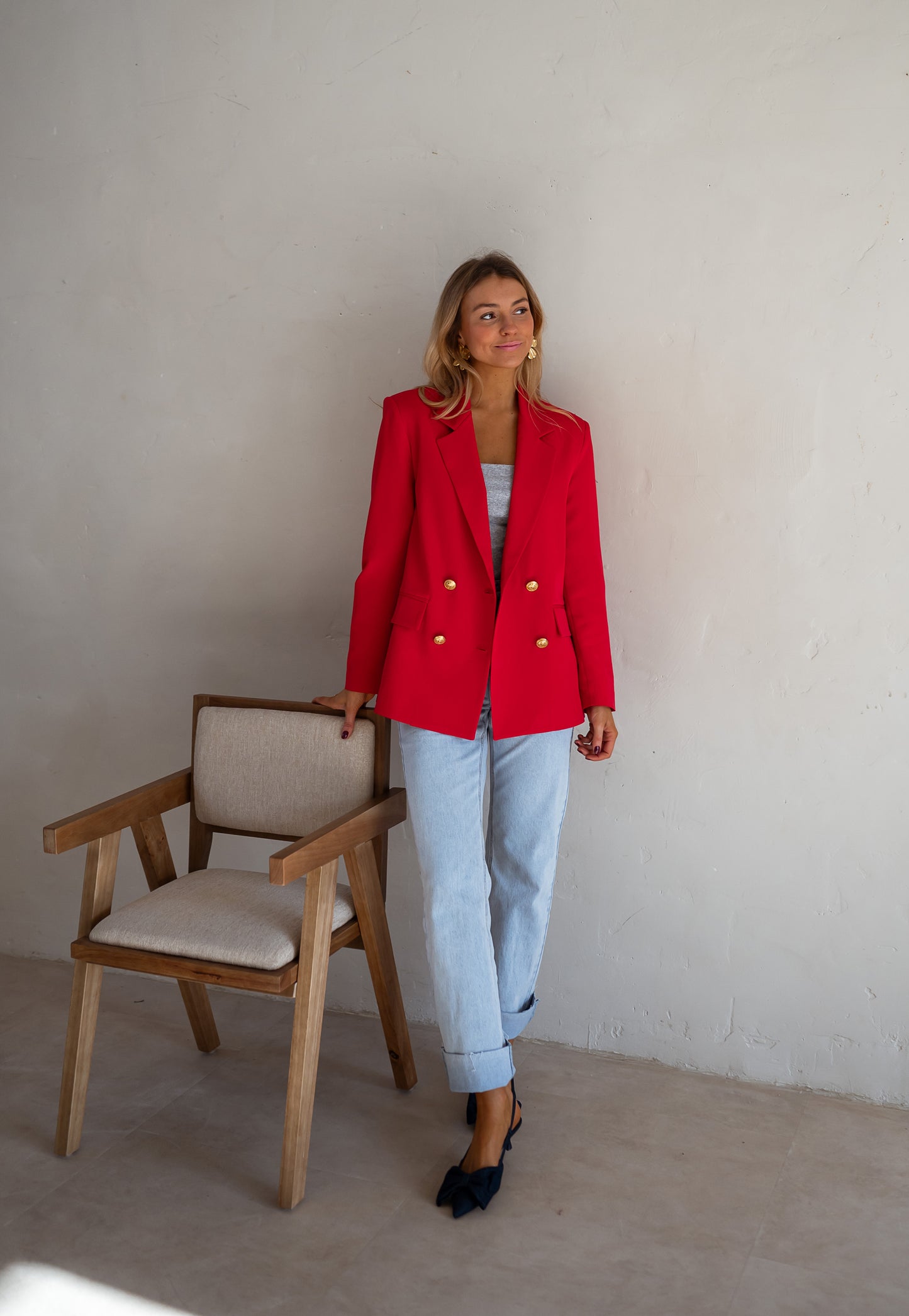 Red Maon Blazer