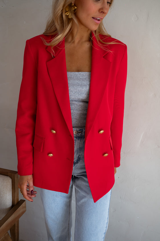 Red Maon Blazer