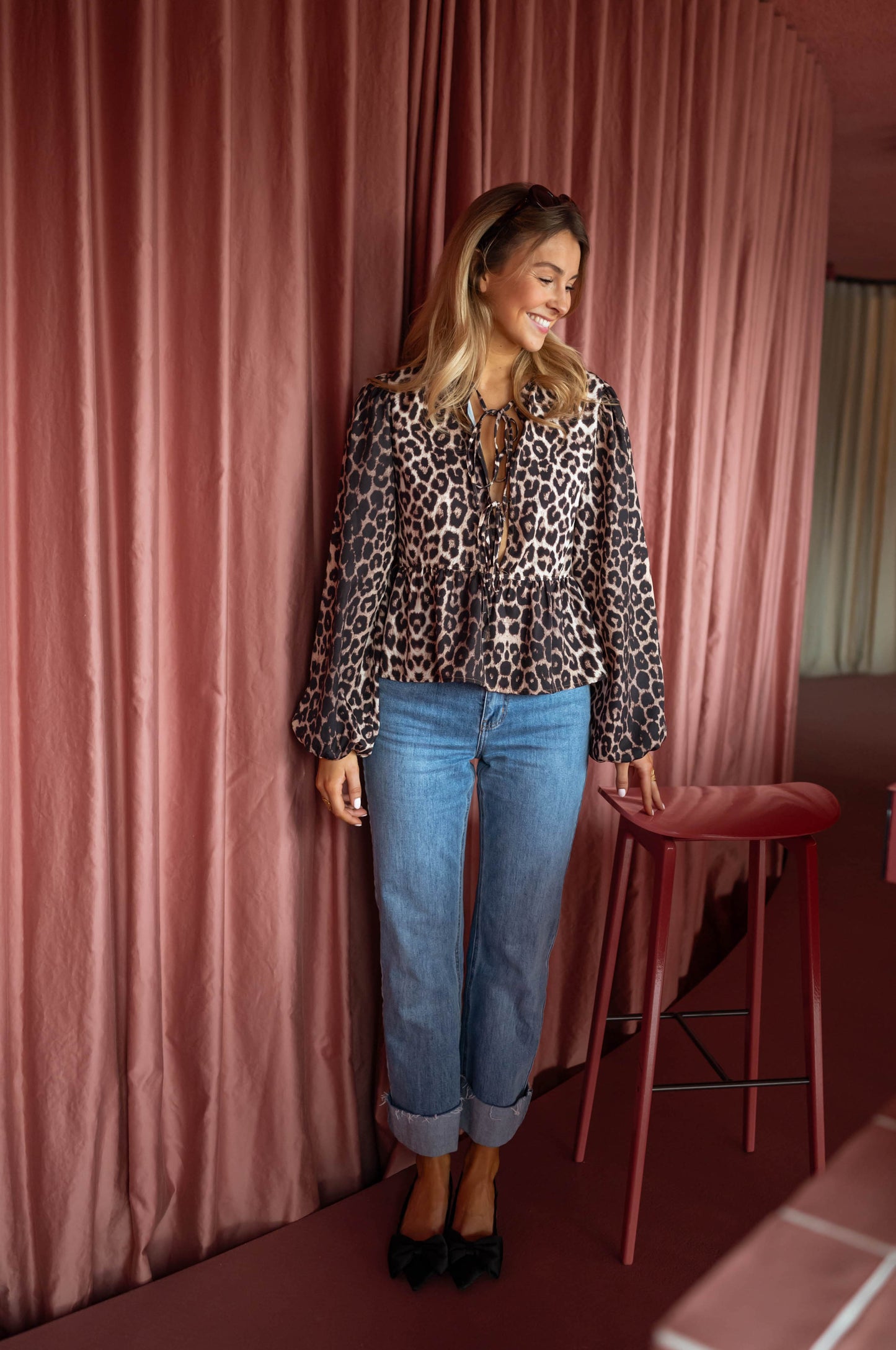 Leopard Maite Blouse