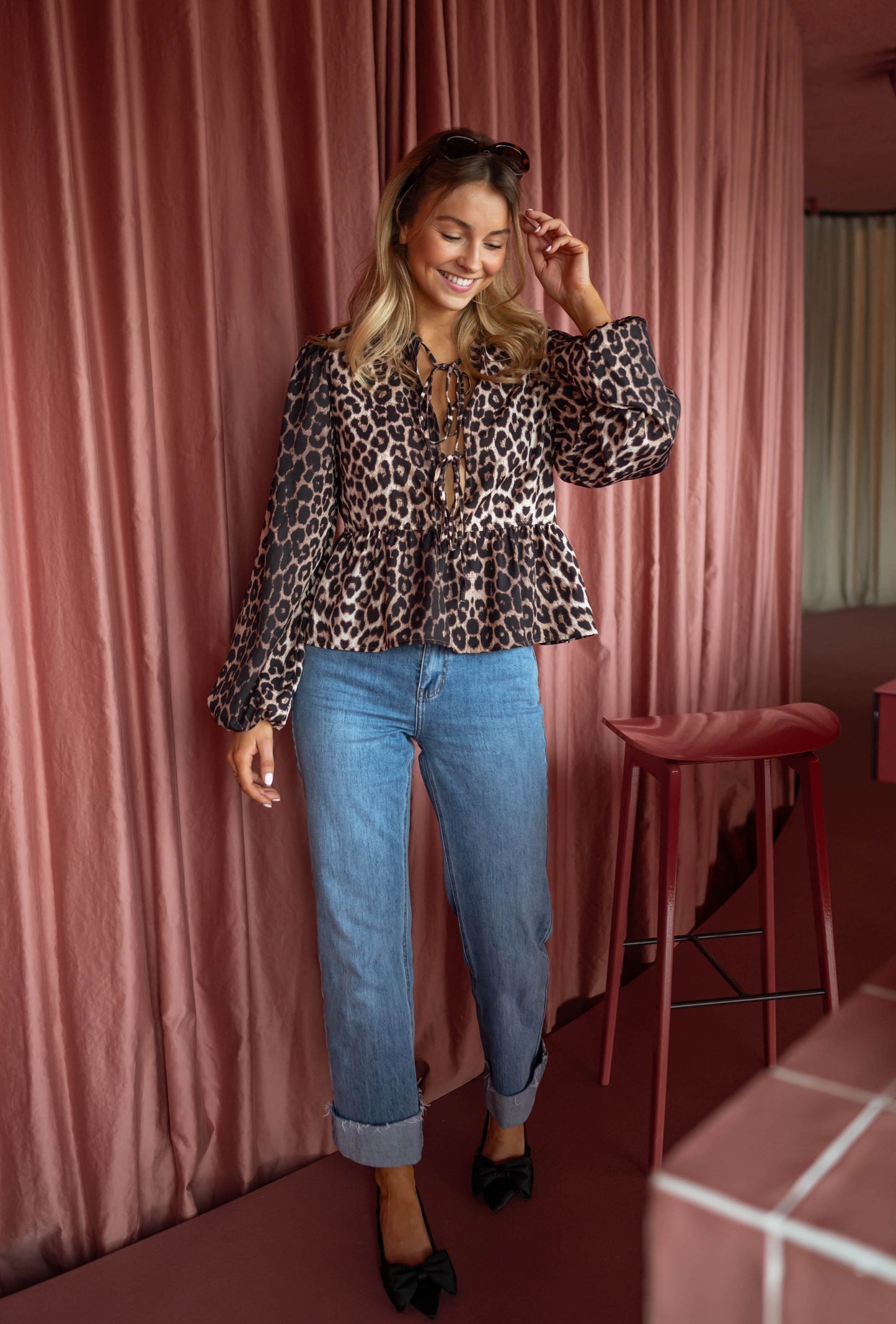 Leopard Maite Blouse