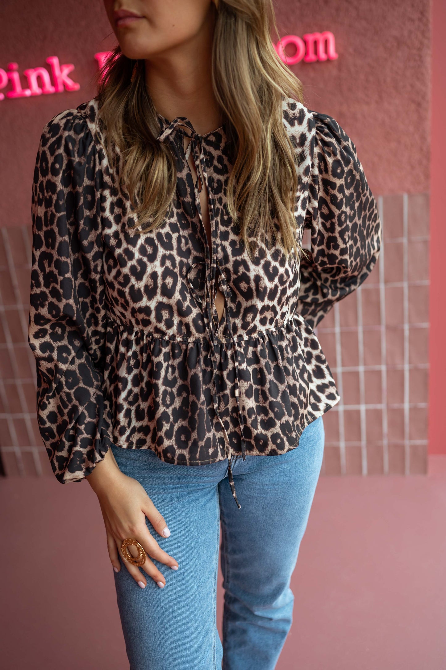 Leopard Maite Blouse