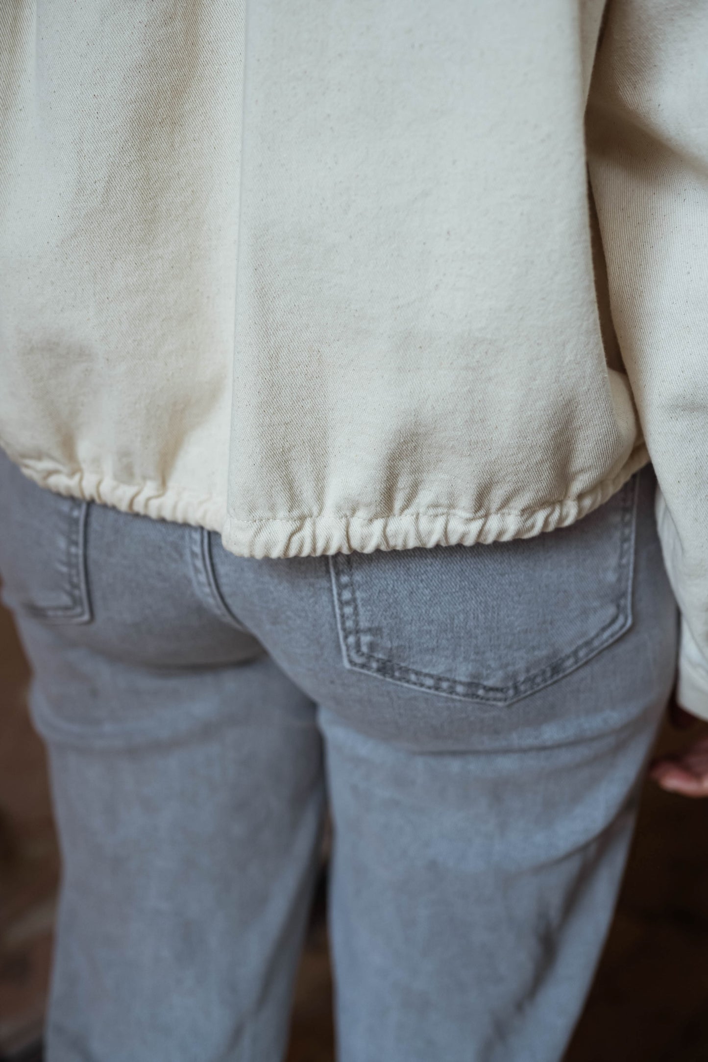 Beige Denim Hanae Shirt