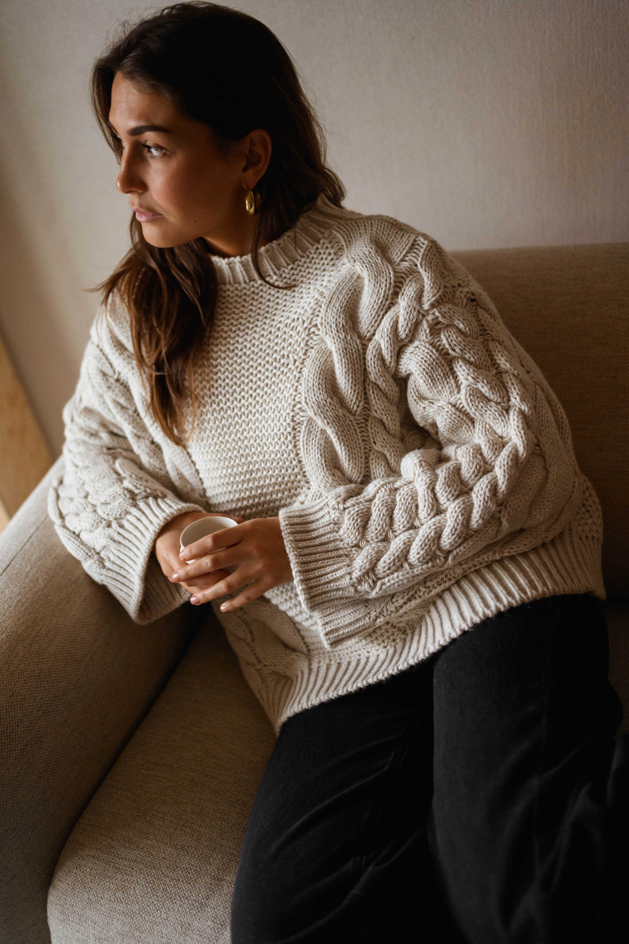 Beige Lupo Sweater