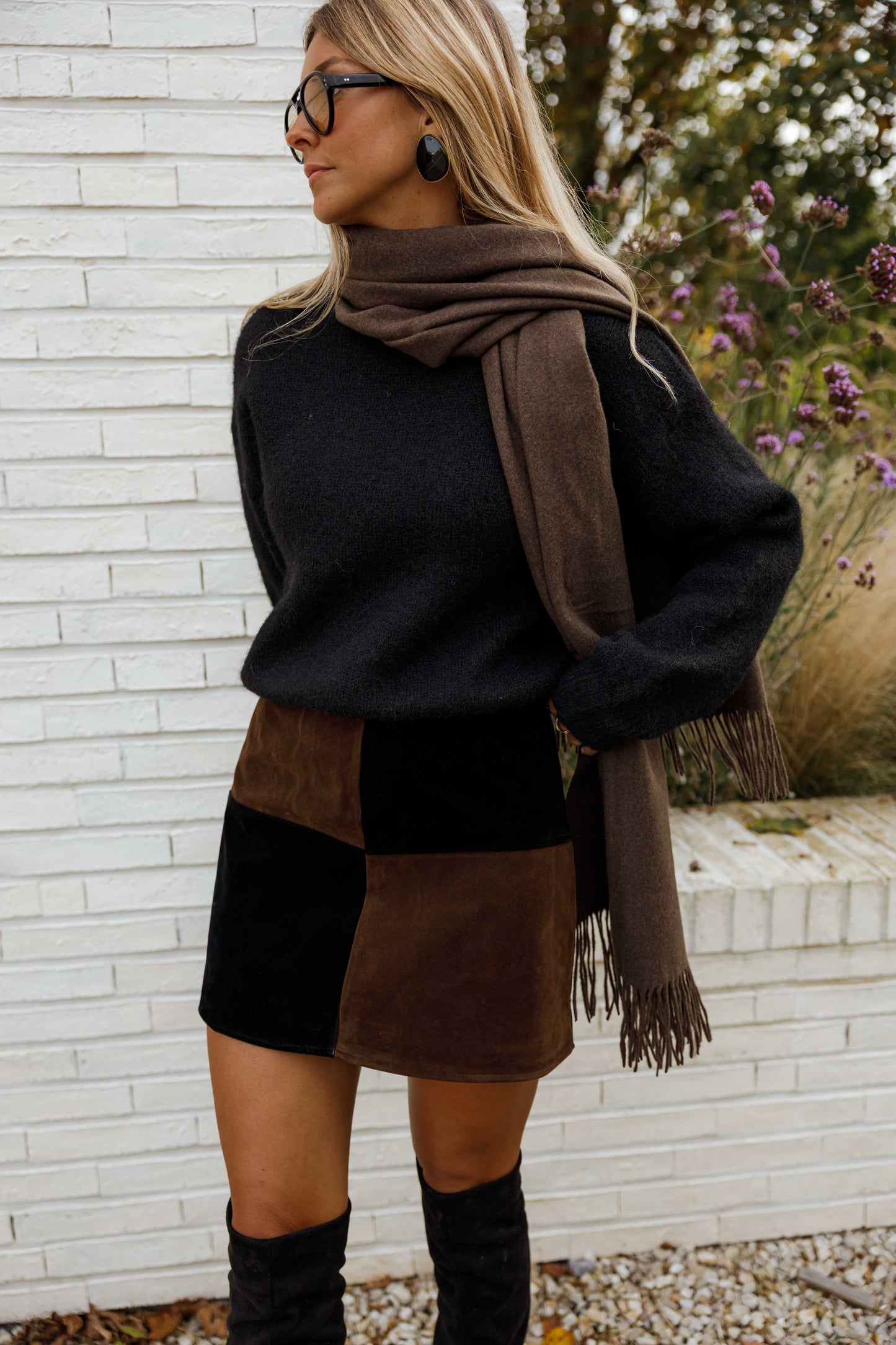 Black and Brown Asan Skirt
