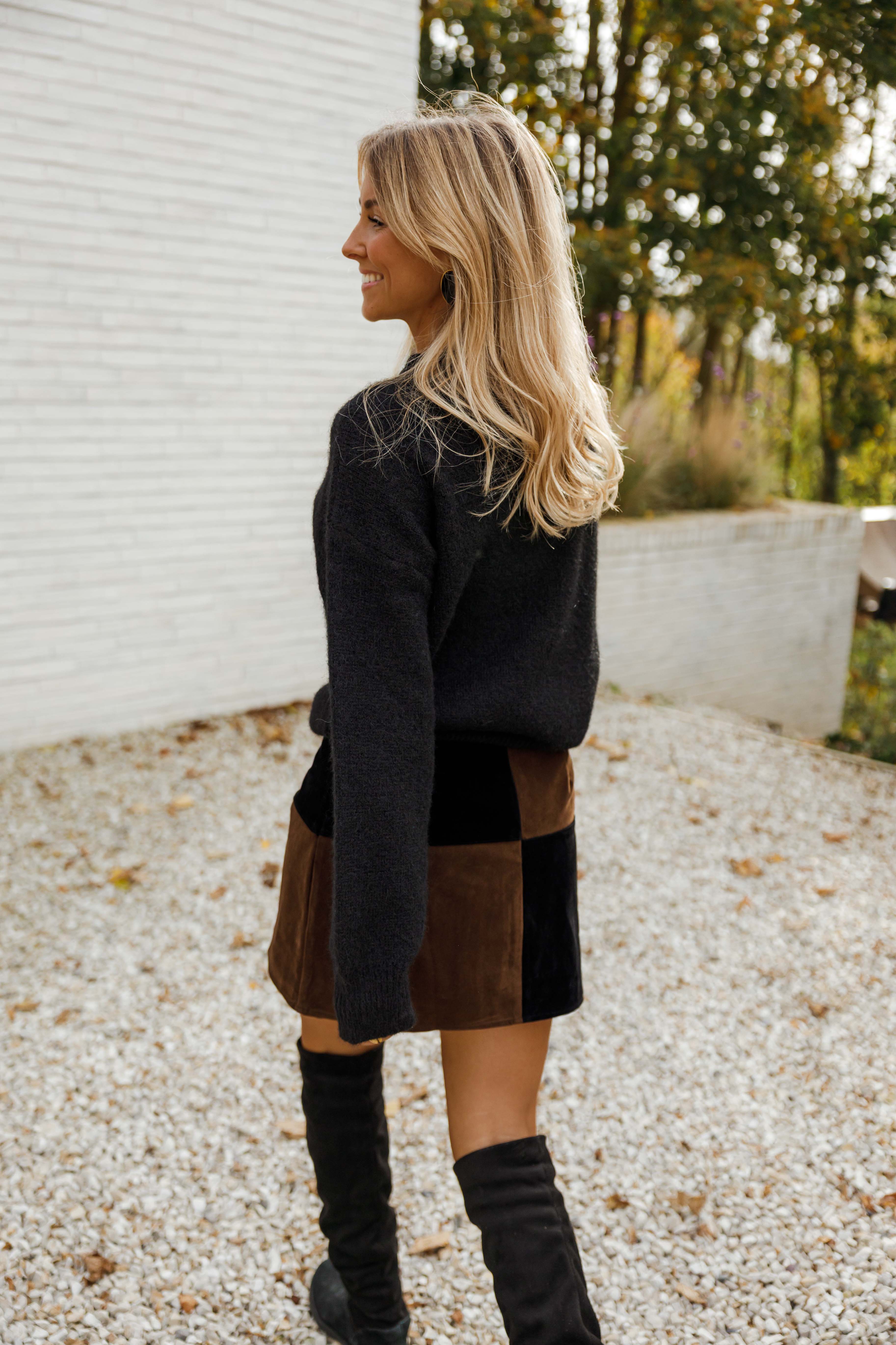 Black and Brown Asan Skirt