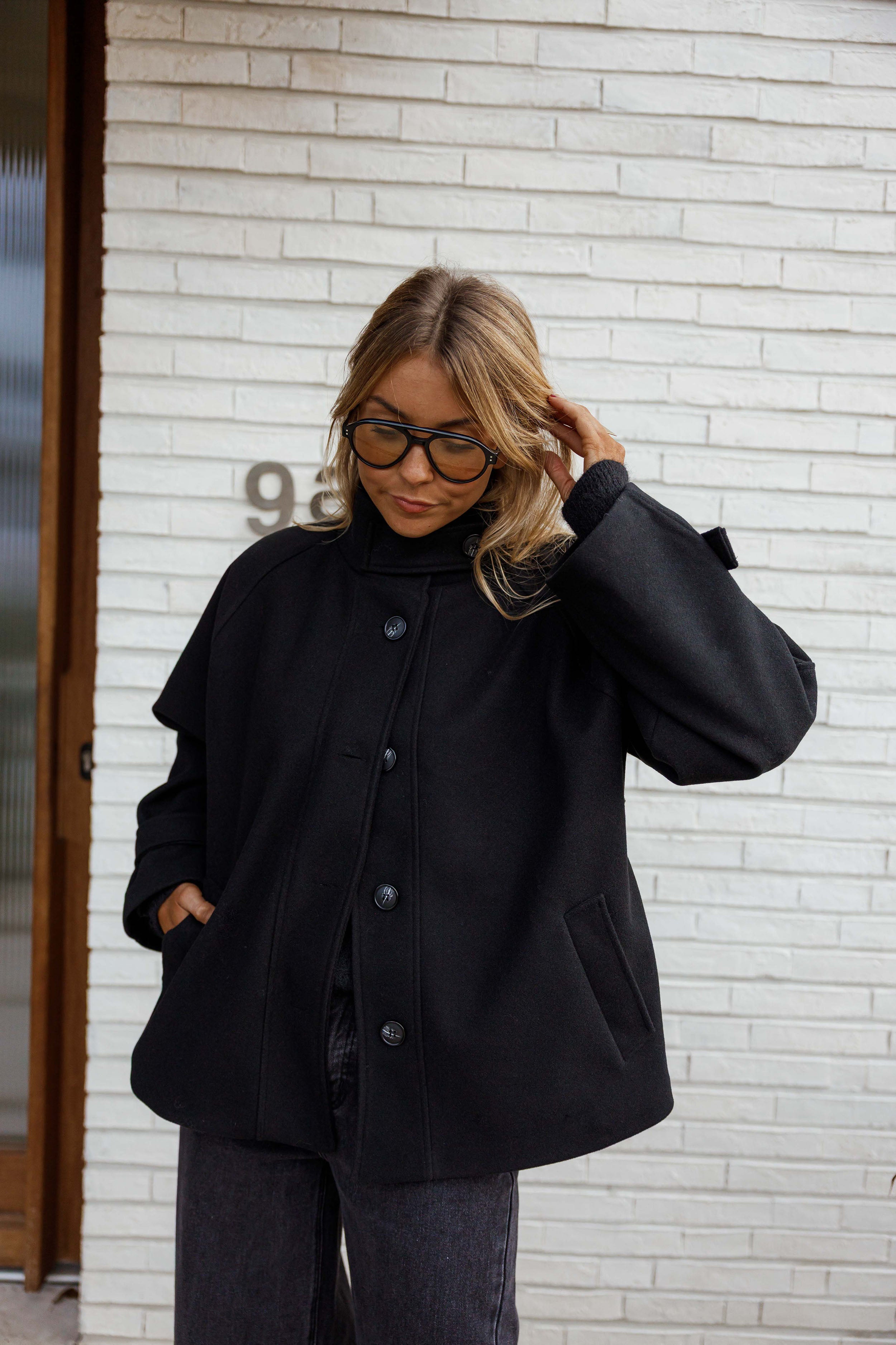 Black Gerald Coat