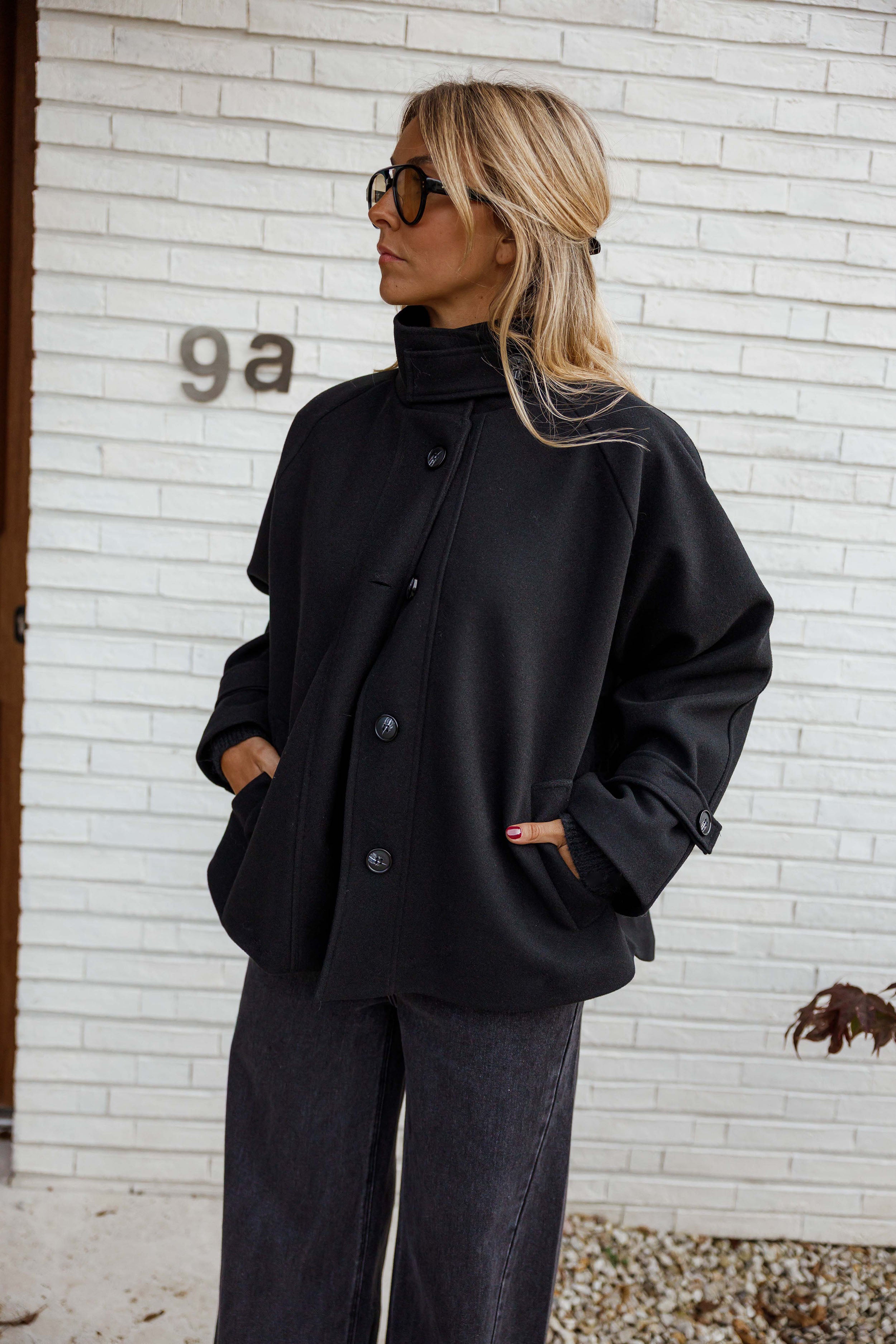 Black Gerald Coat