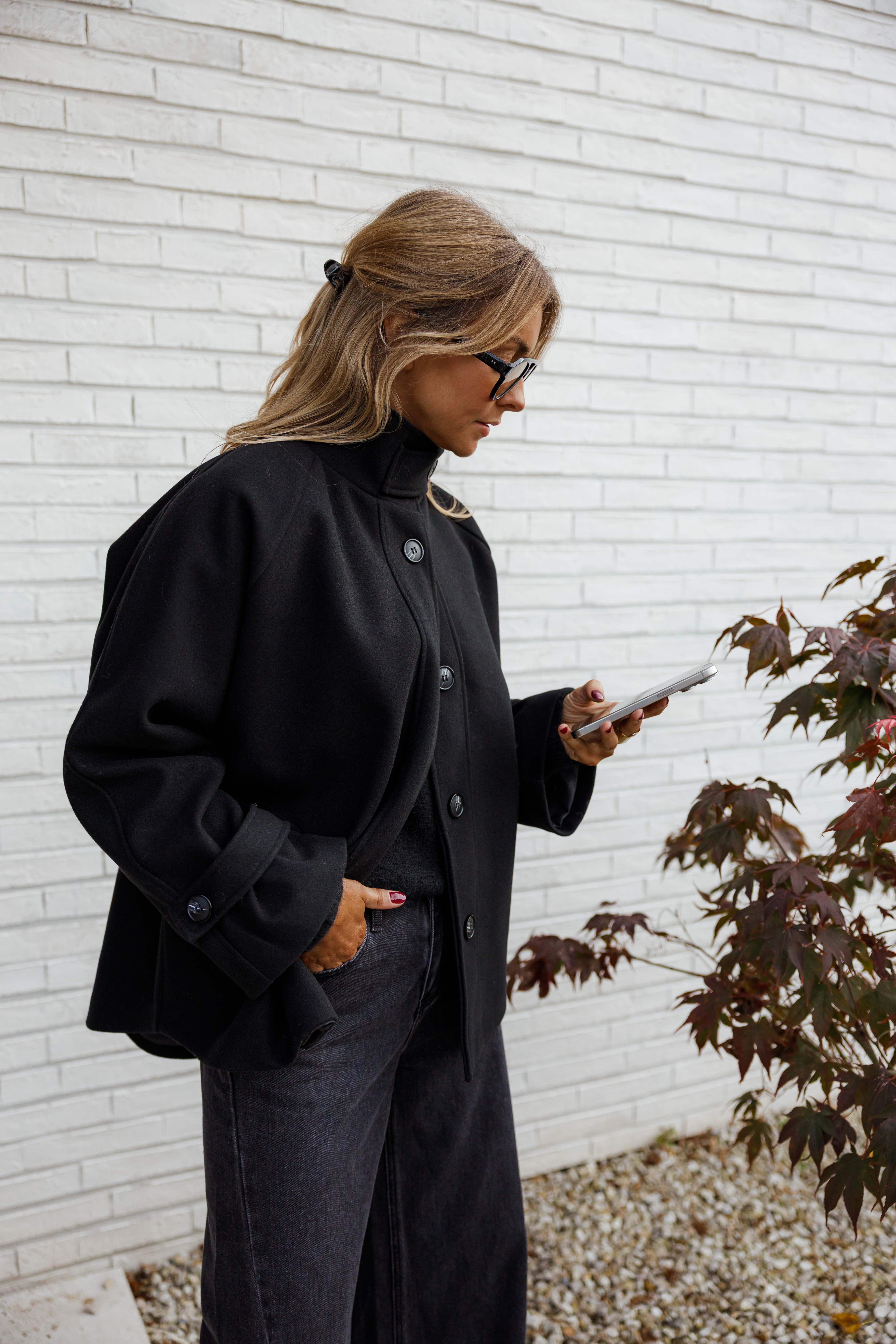 Black Gerald Coat