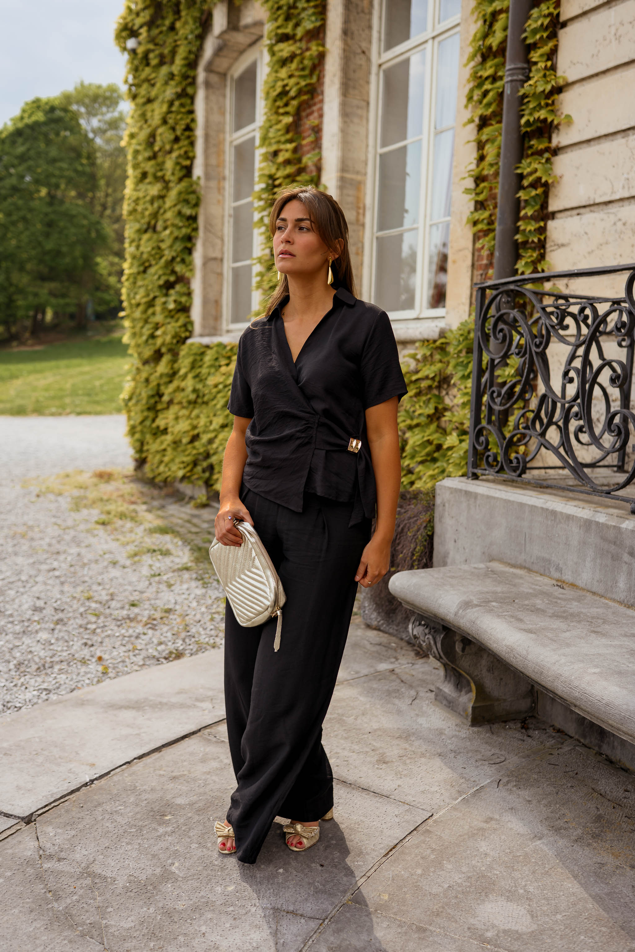 Black Patricia Blouse