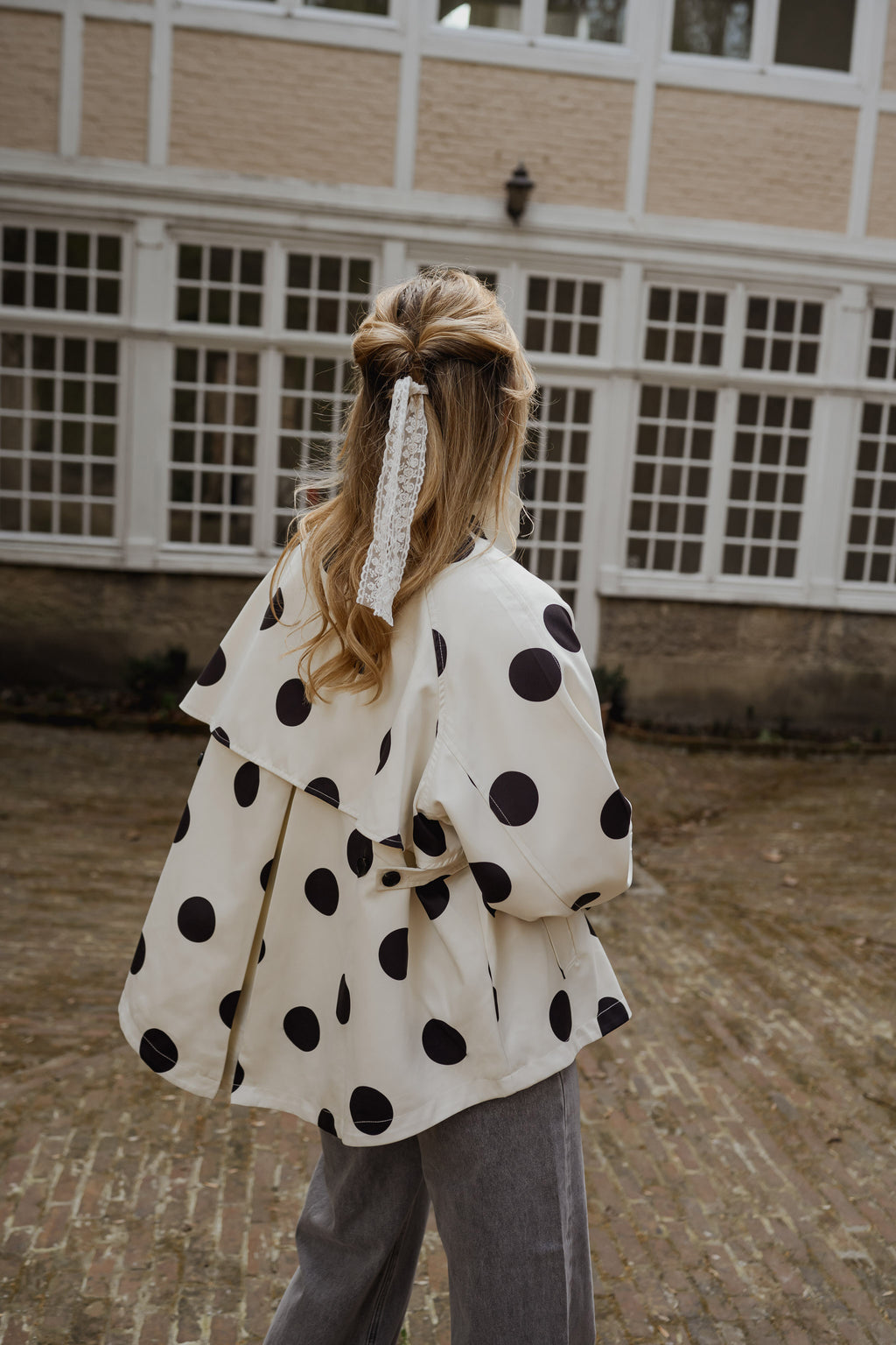 Black Polka Dot Leonard Jacket | Easy Clothes North America