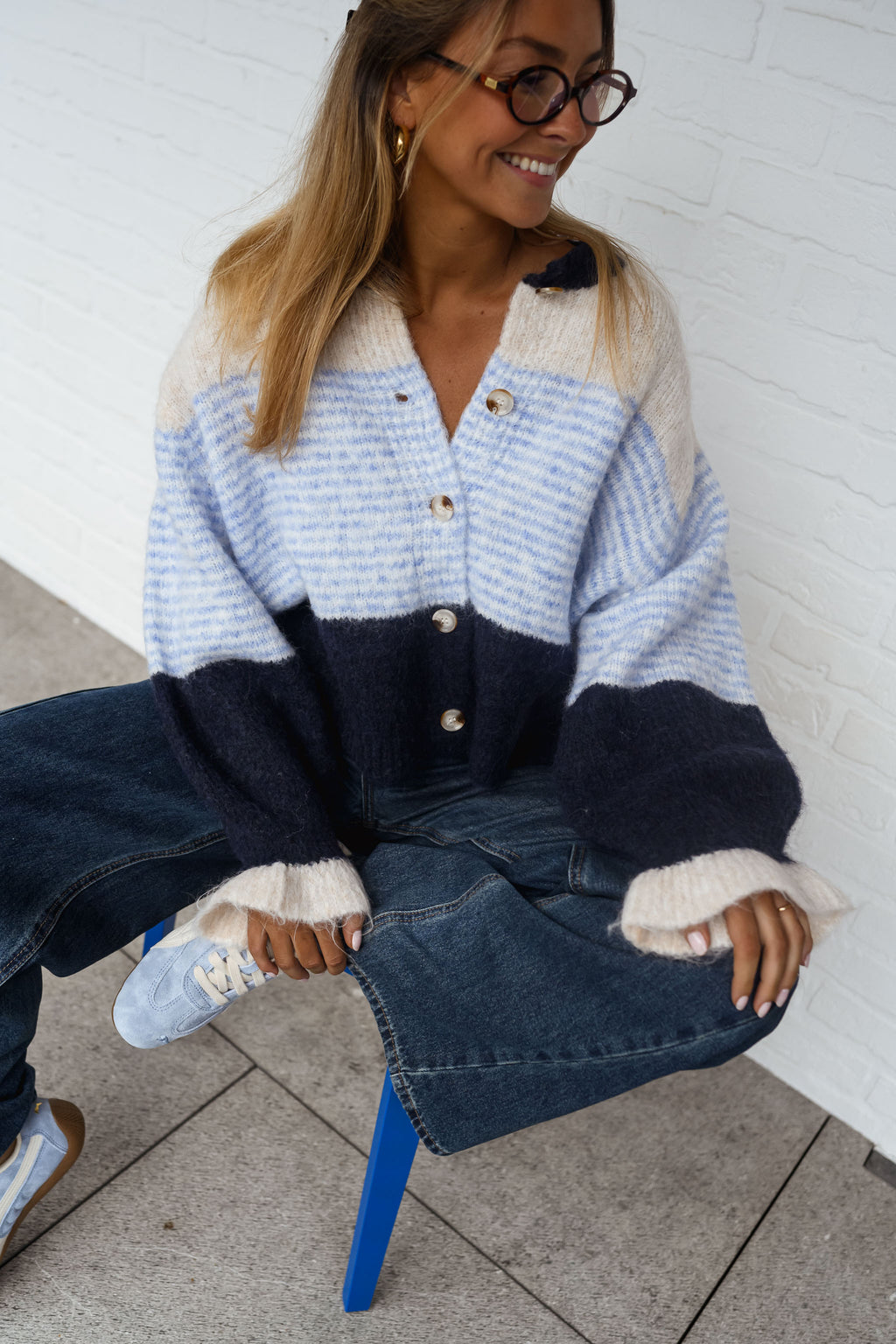 Blue Amren Cardigan – Easy Clothes North America