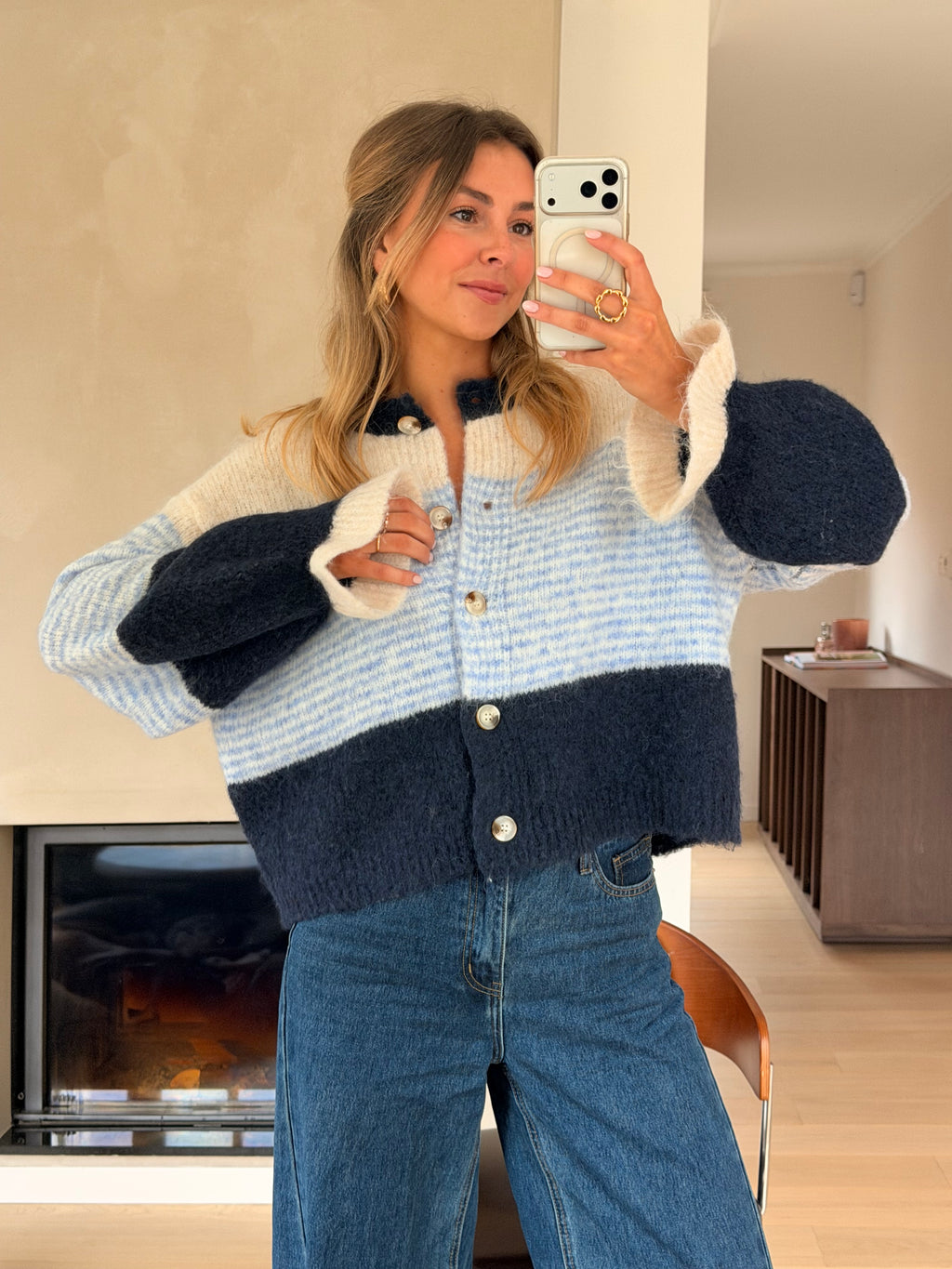 Blue Amren Cardigan – Easy Clothes North America