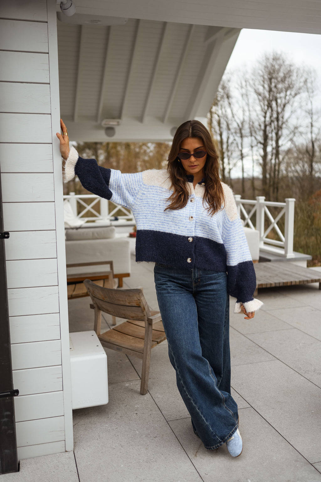 Blue Amren Cardigan – Easy Clothes North America