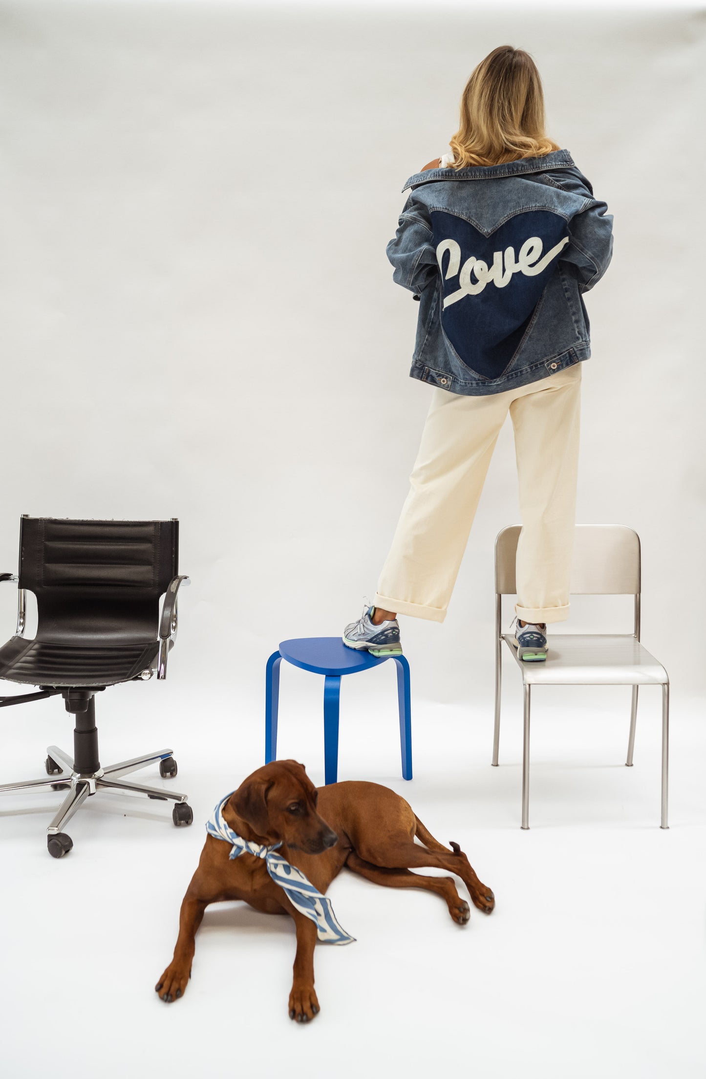 Blue Denim Helmi Jacket