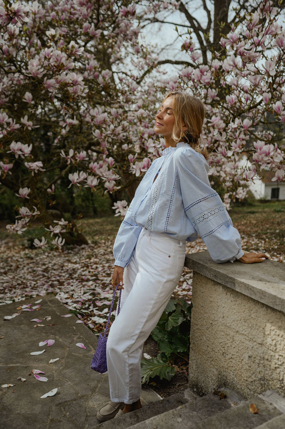 Blue Grain Blouse – Easy Clothes North America