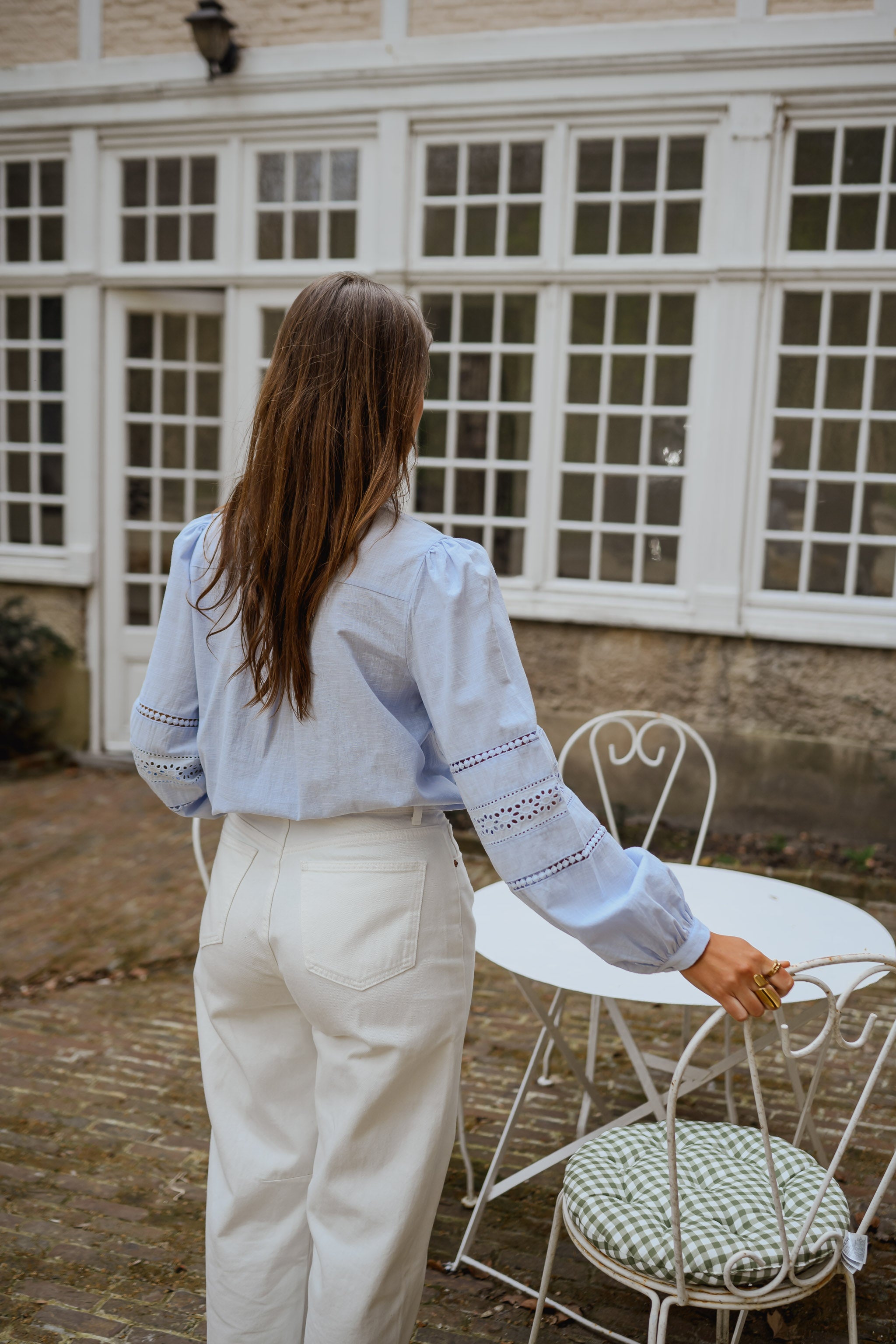 Blue Grain Blouse