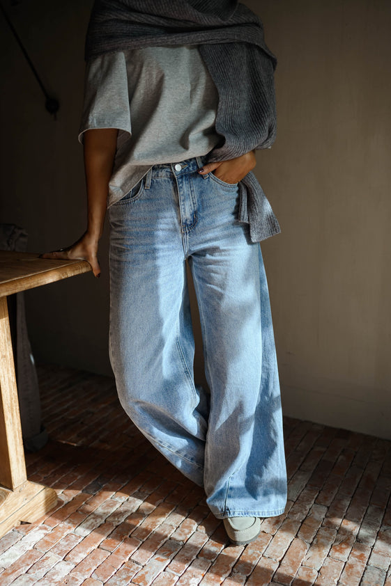 パンツ lit Straight Denim Pants BLUE Blue Guetta Jeans – Easy Clothes North America