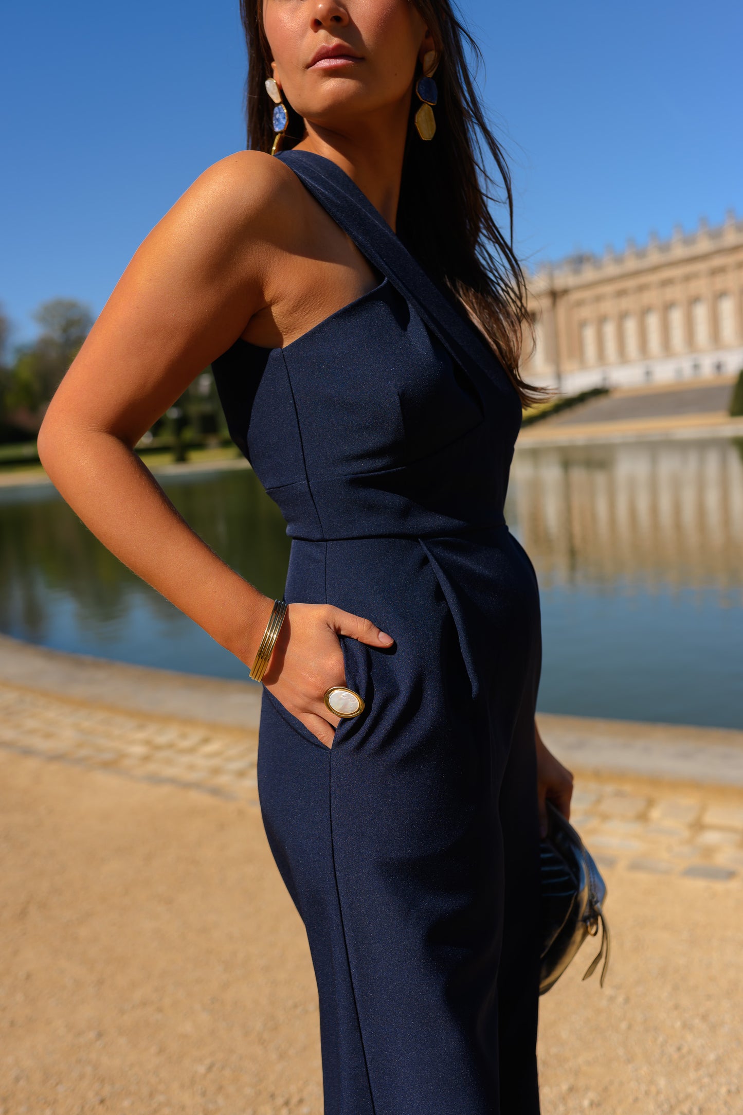 Blue Lucien Jumpsuit