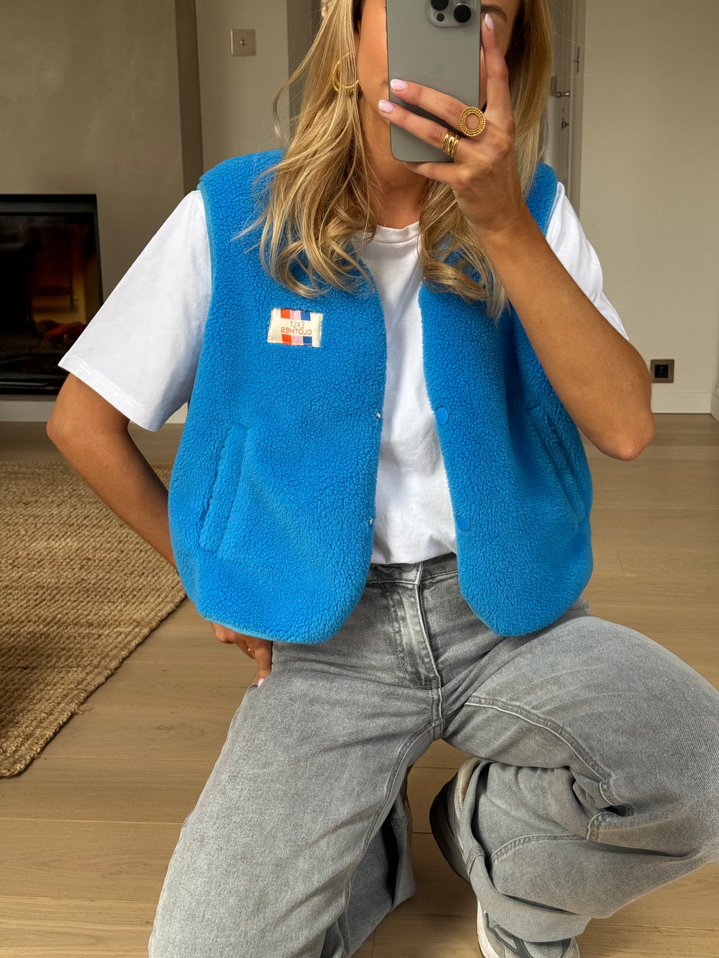 Blue Melanie Vest – Easy Clothes North America