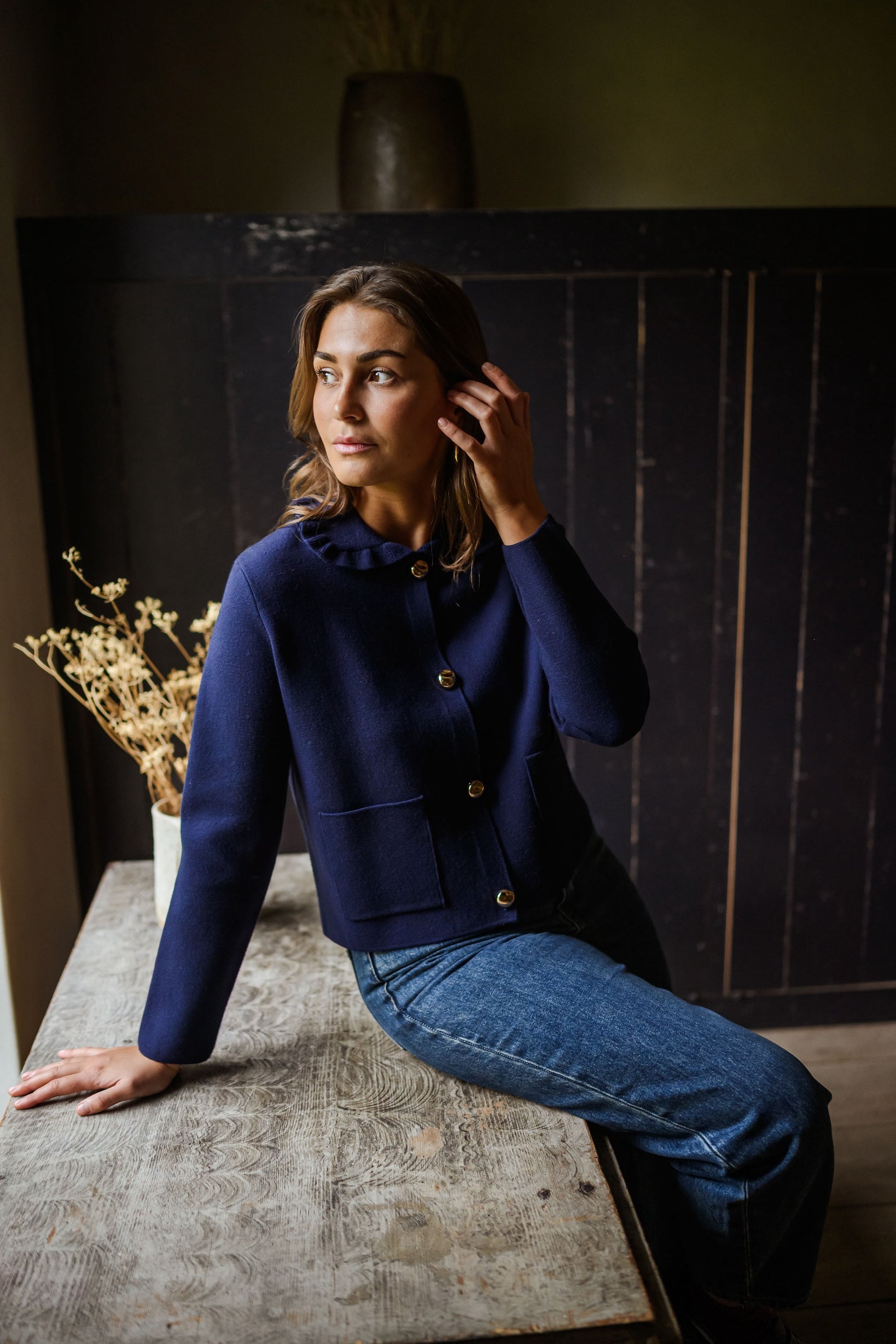 Blue Presly Cardigan