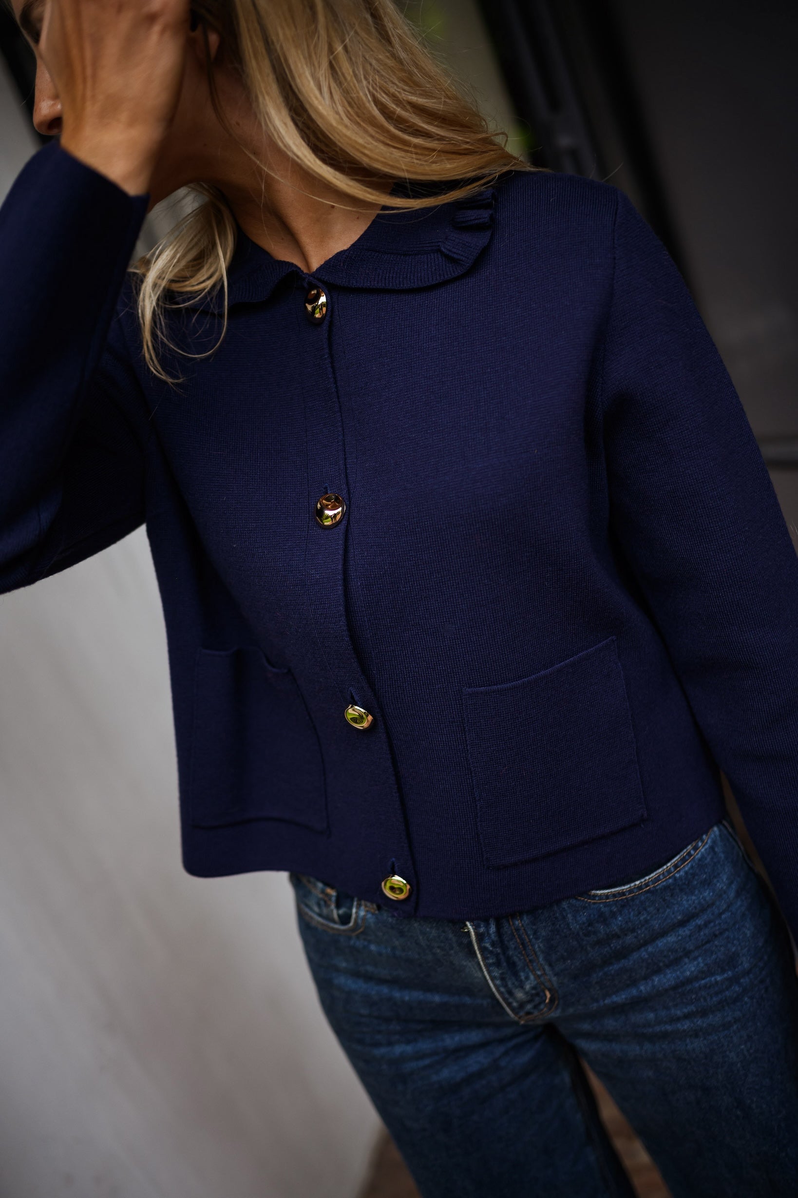 Blue Presly Cardigan