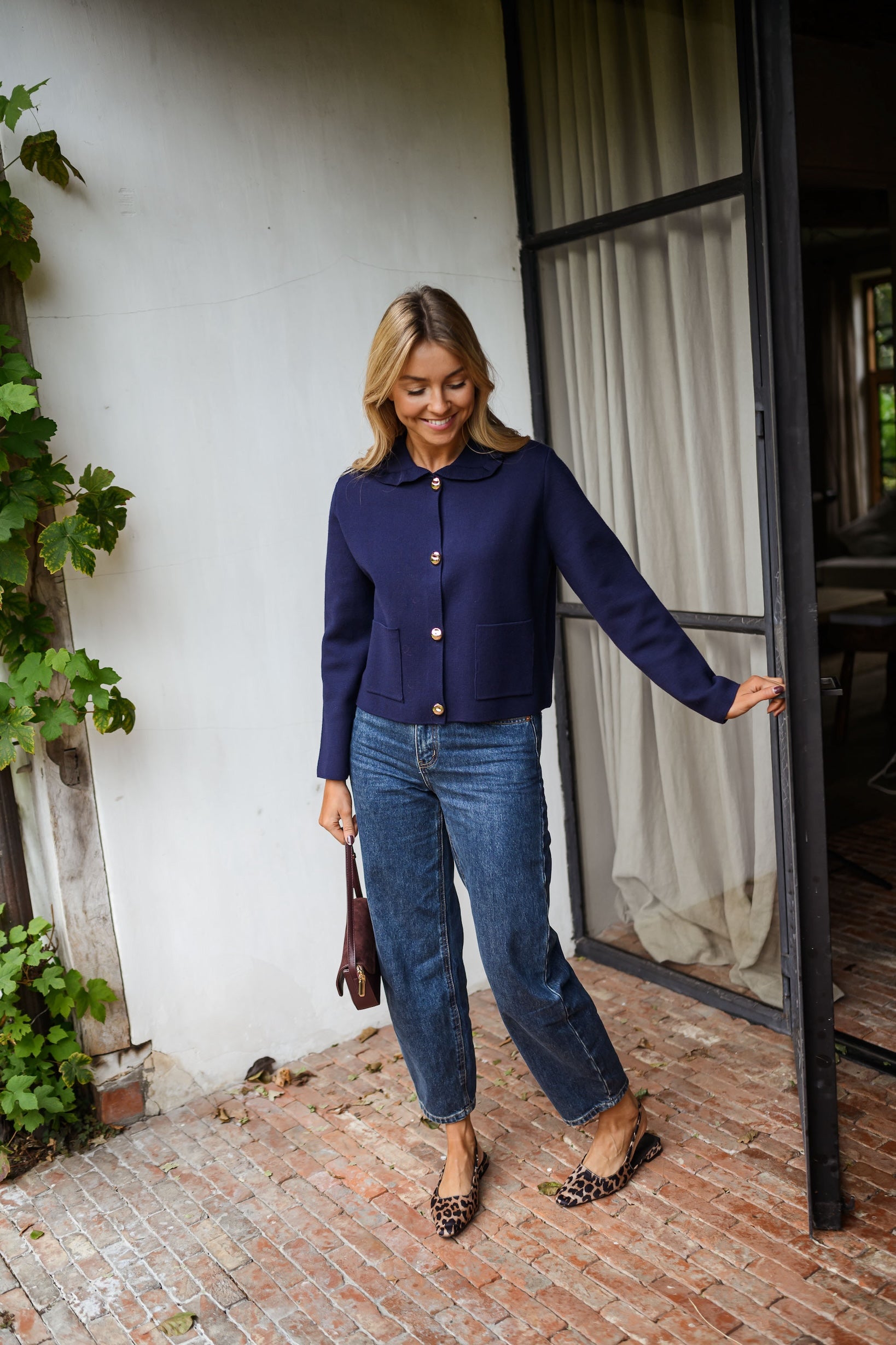 Blue Presly Cardigan