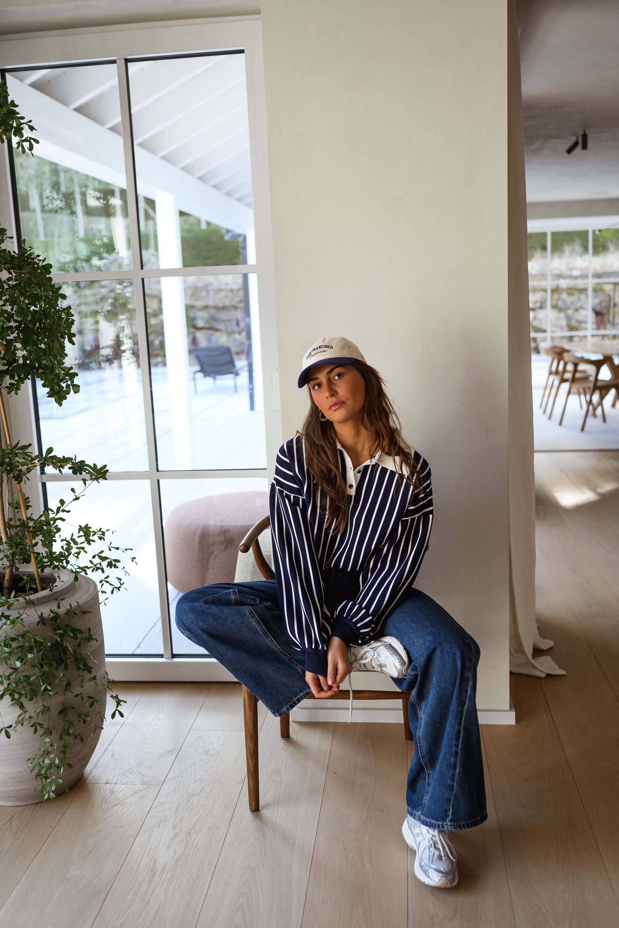 Blue Striped Azriel Sweater