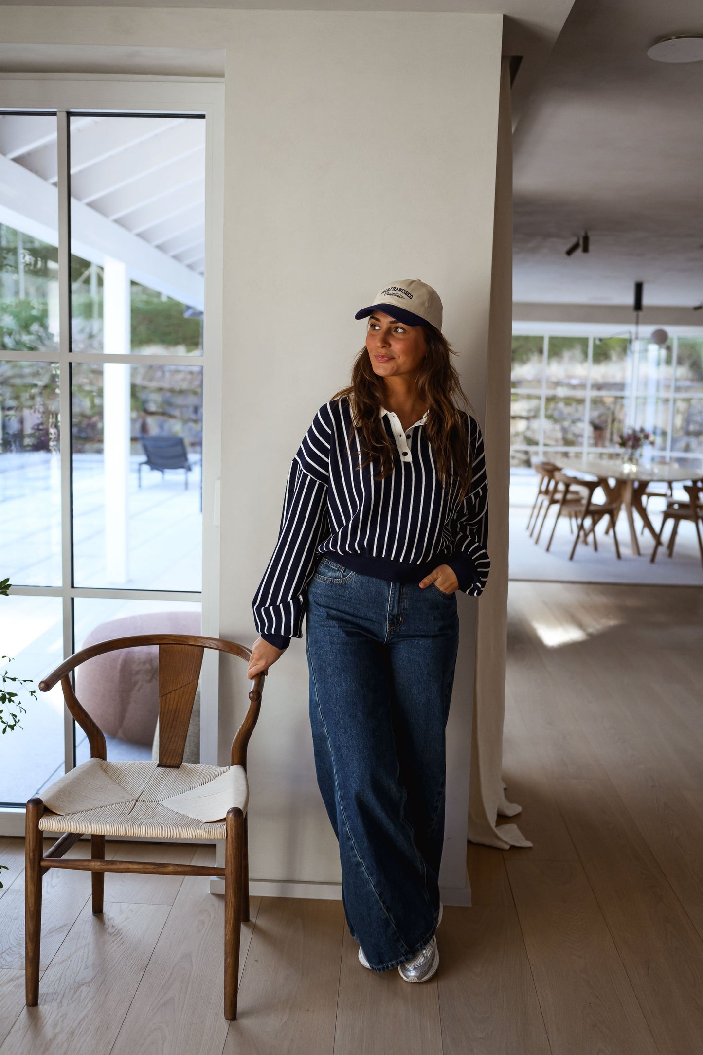 Blue Striped Azriel Sweater