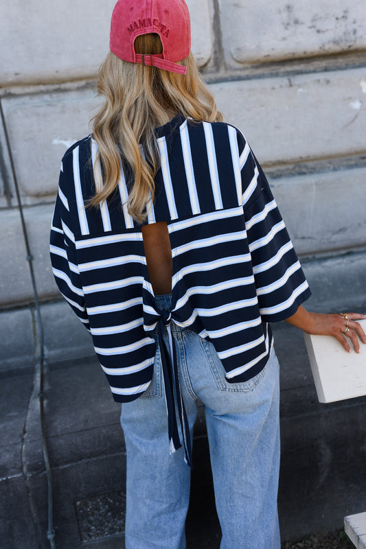 Blue Striped Isora T-Shirt