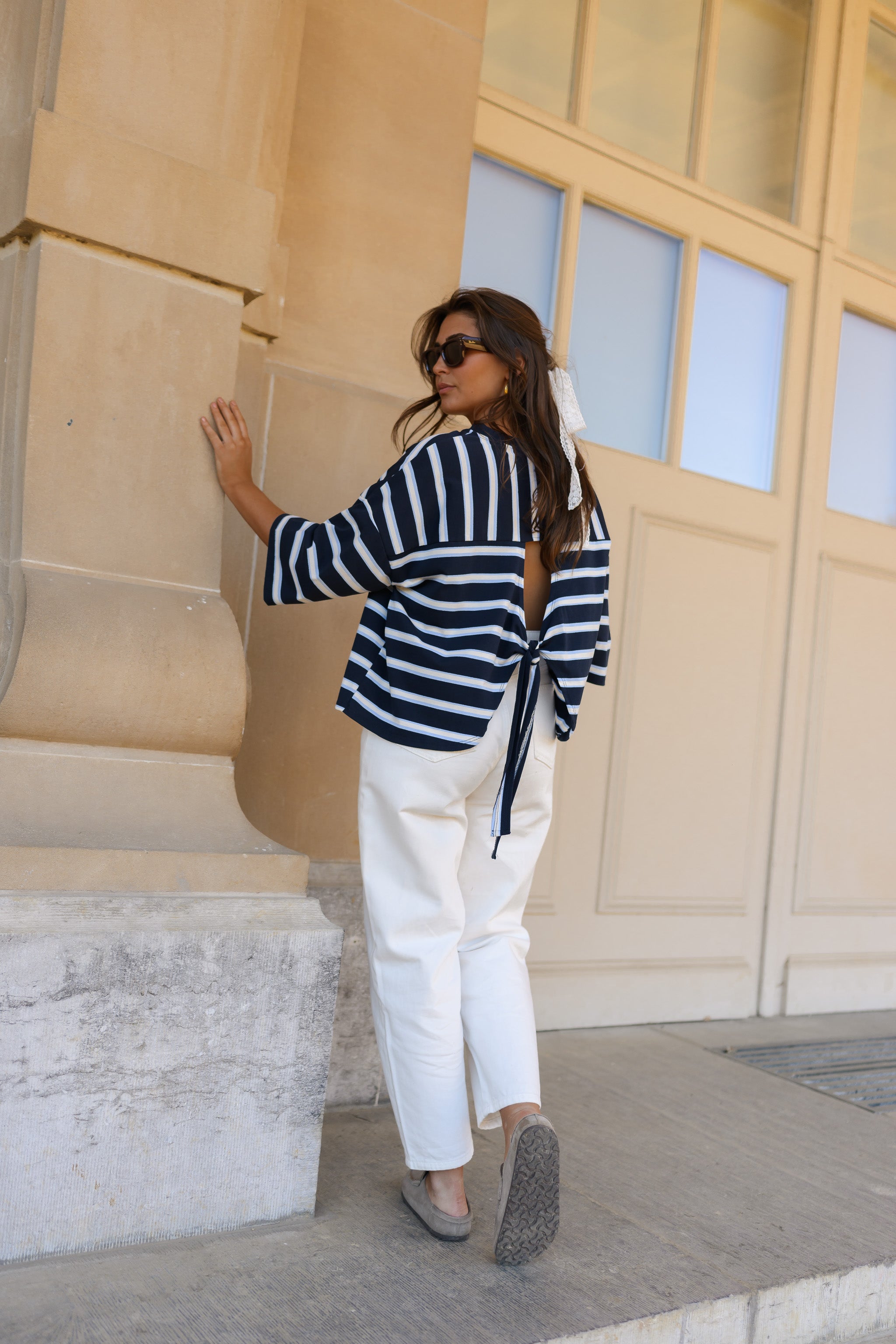 Blue Striped Isora T-Shirt